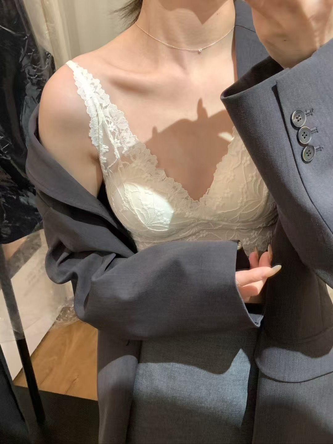 蕾絲顯胸圓bra10