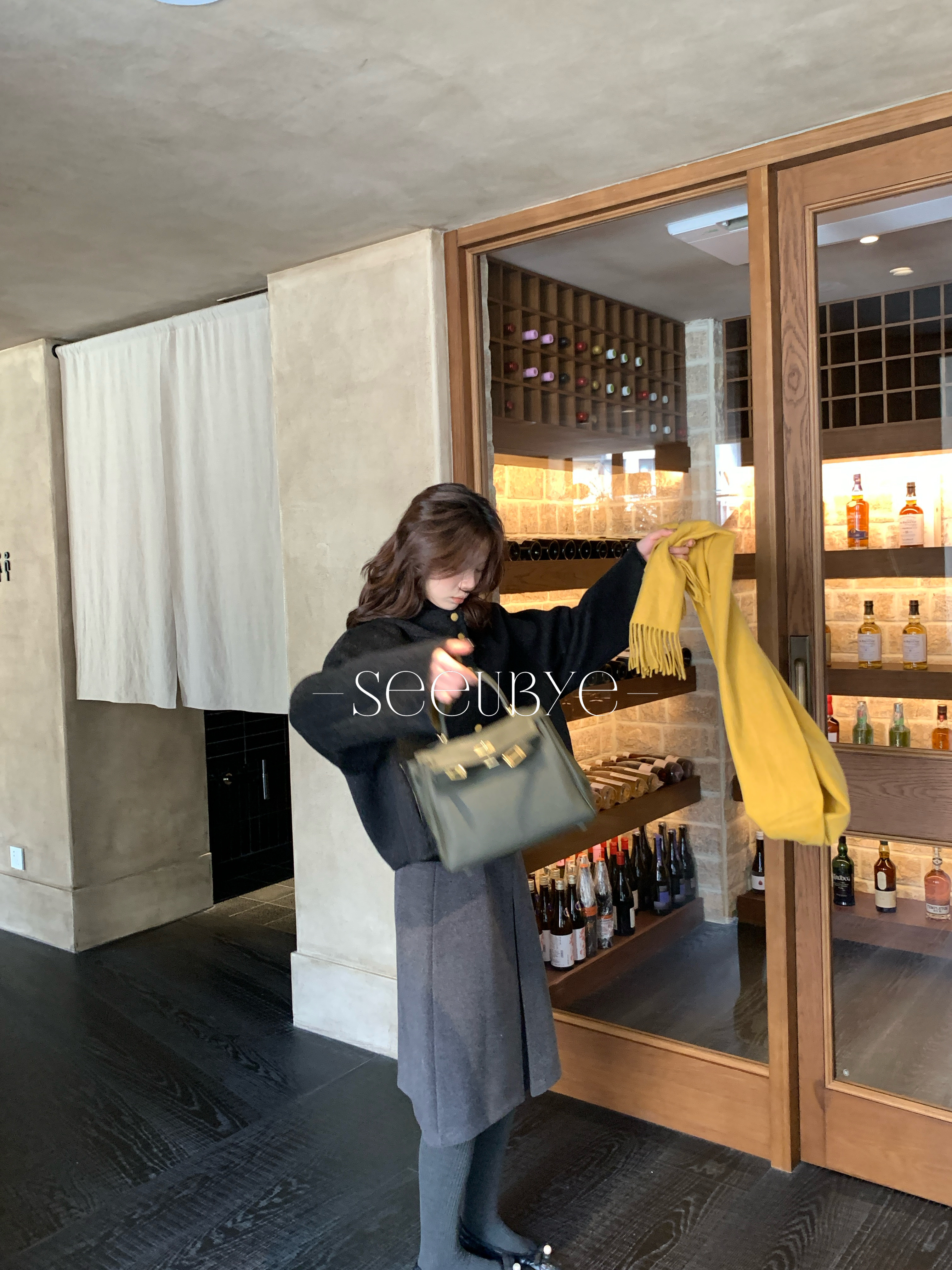 🫒橄欖綠牛皮kelly配跨肩帶6