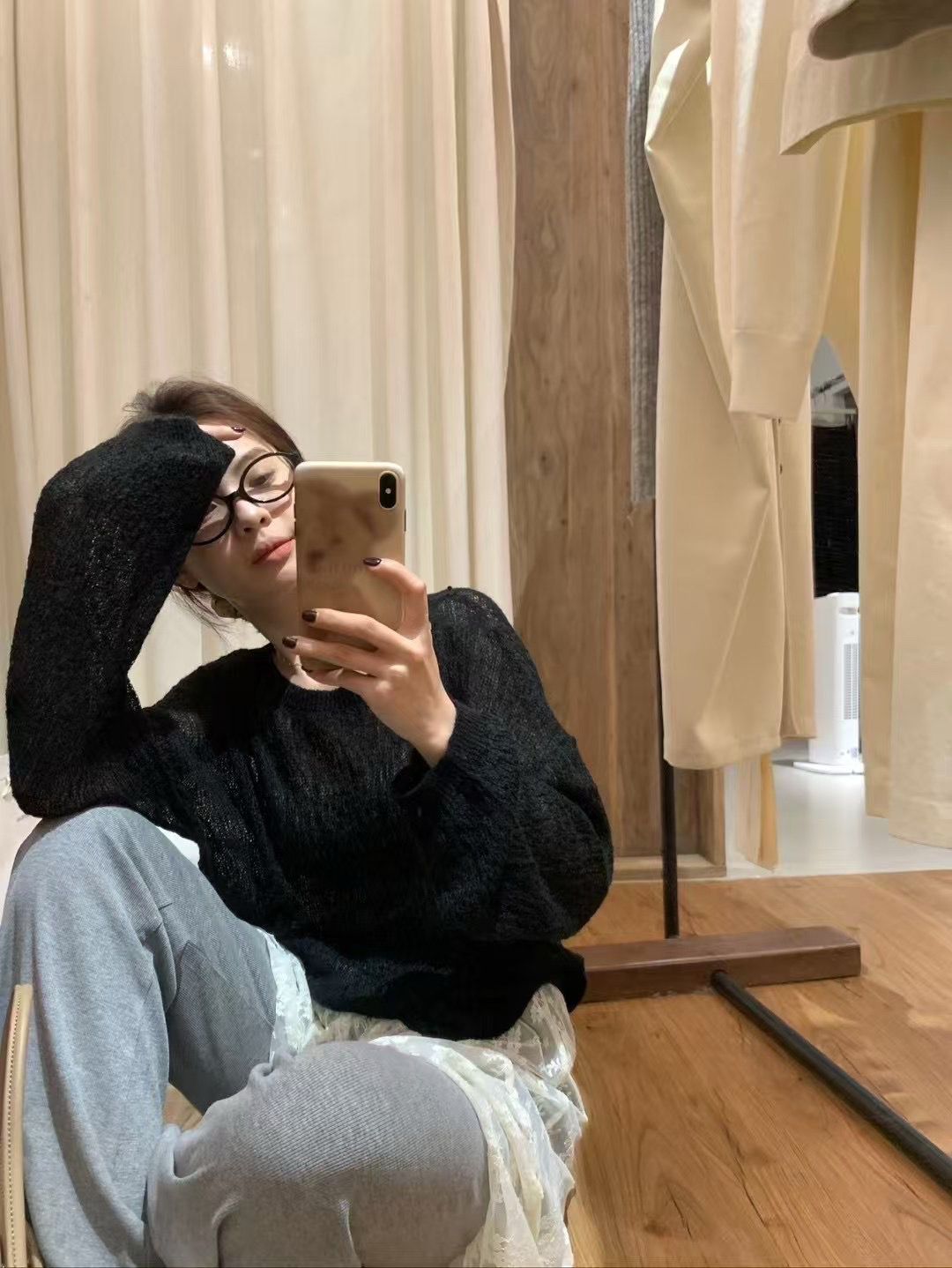 蓬蓬軟軟毛織14