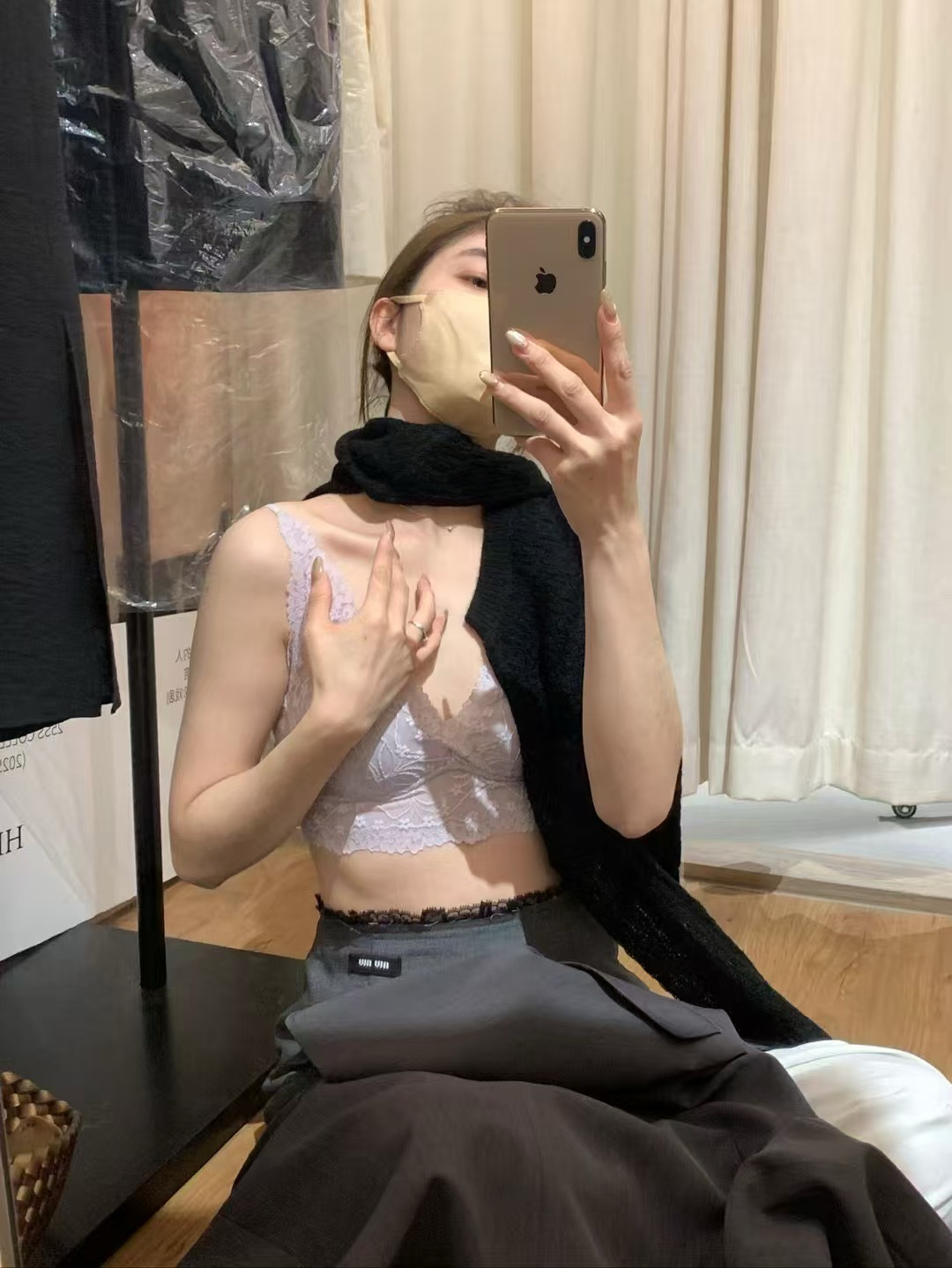 蕾絲顯胸圓bra14