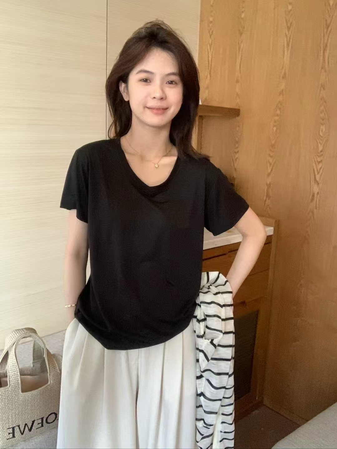 高級料！4色珠光tee5