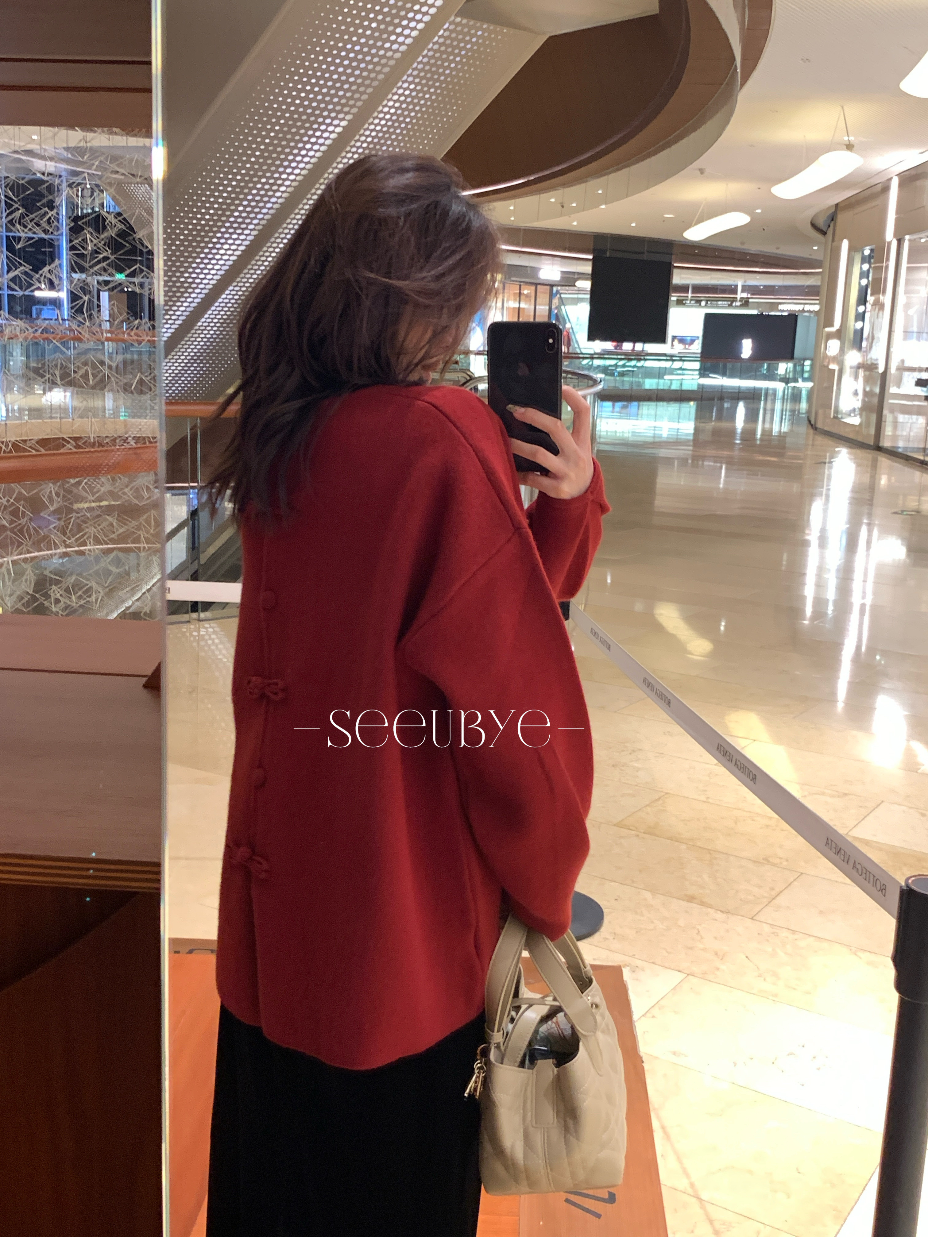 盤扣中國紅｜新年聖誕毛衣8