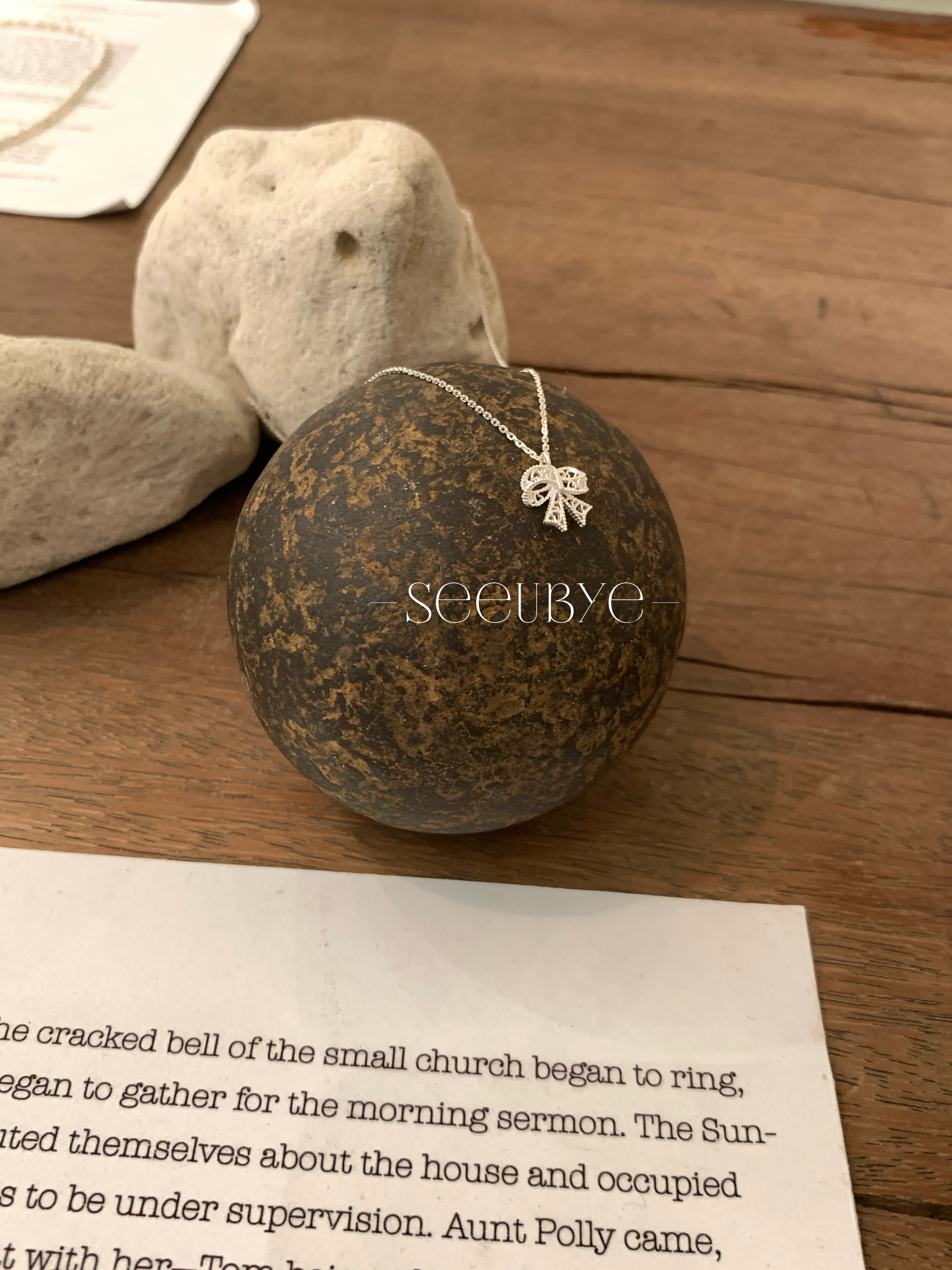 聖誕系列｜蝴蝶modelling純銀項鍊5