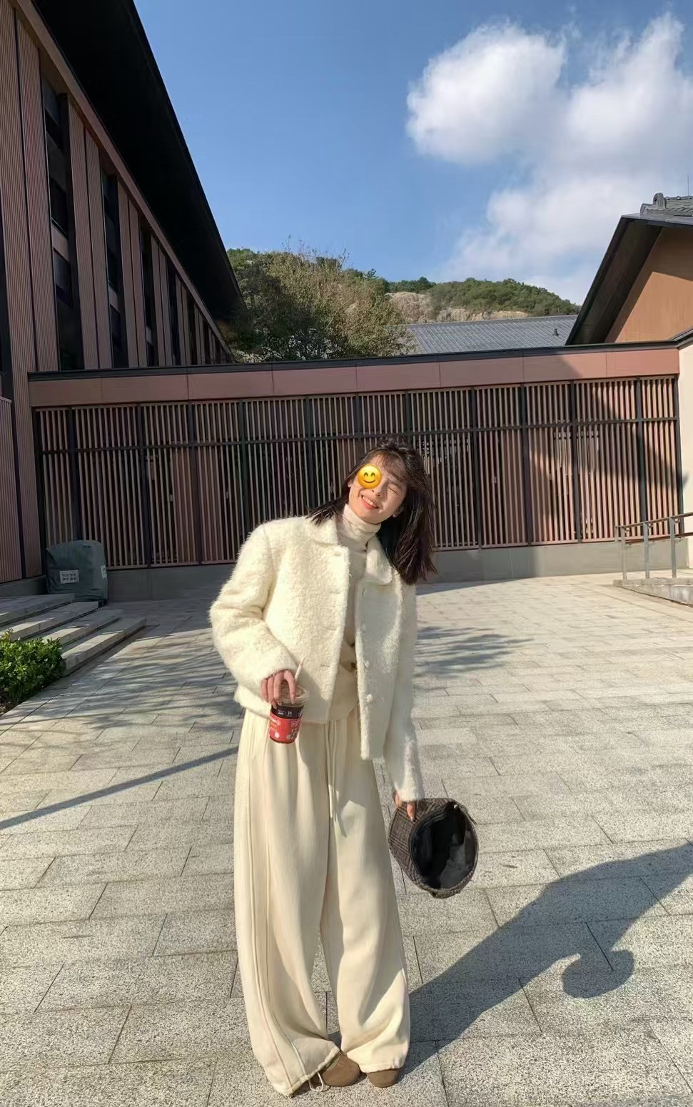 小香毛毛羽絨外套13