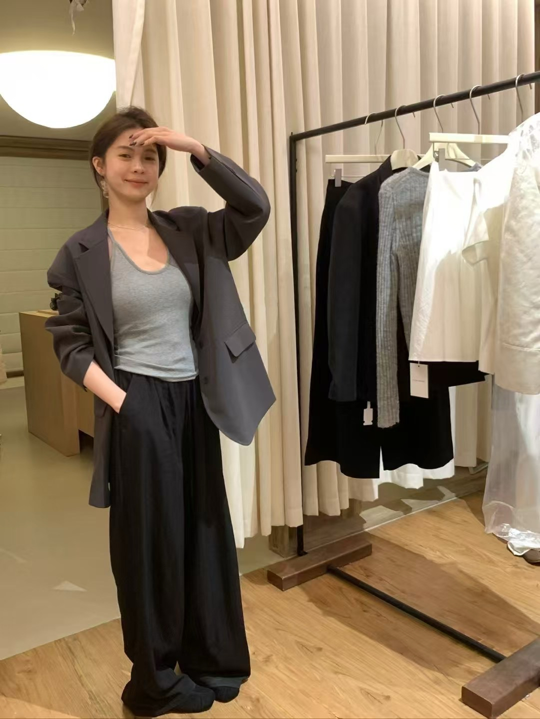 衝量款正肩U領吊帶（四個色）5