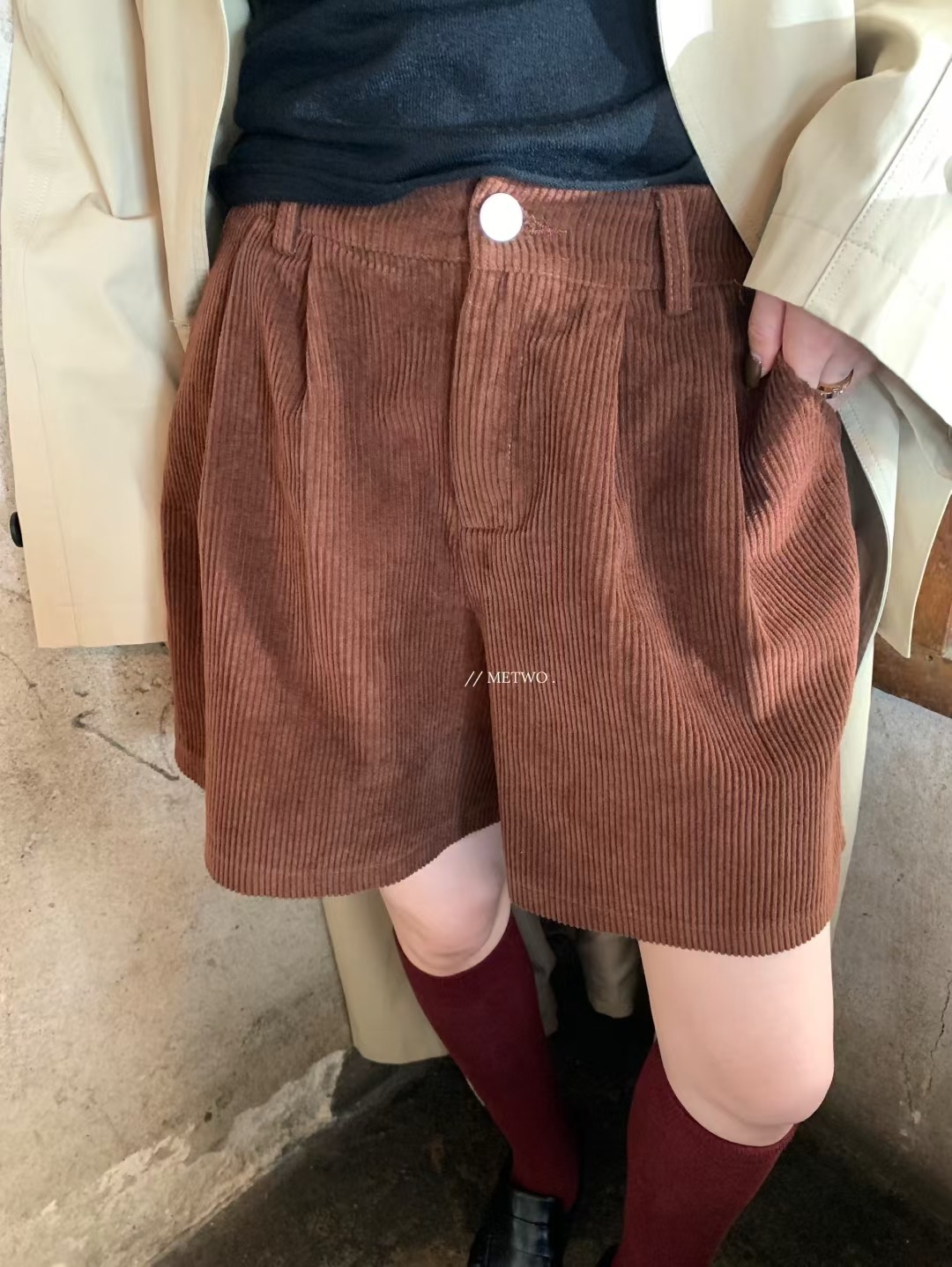 燈芯絨短褲18