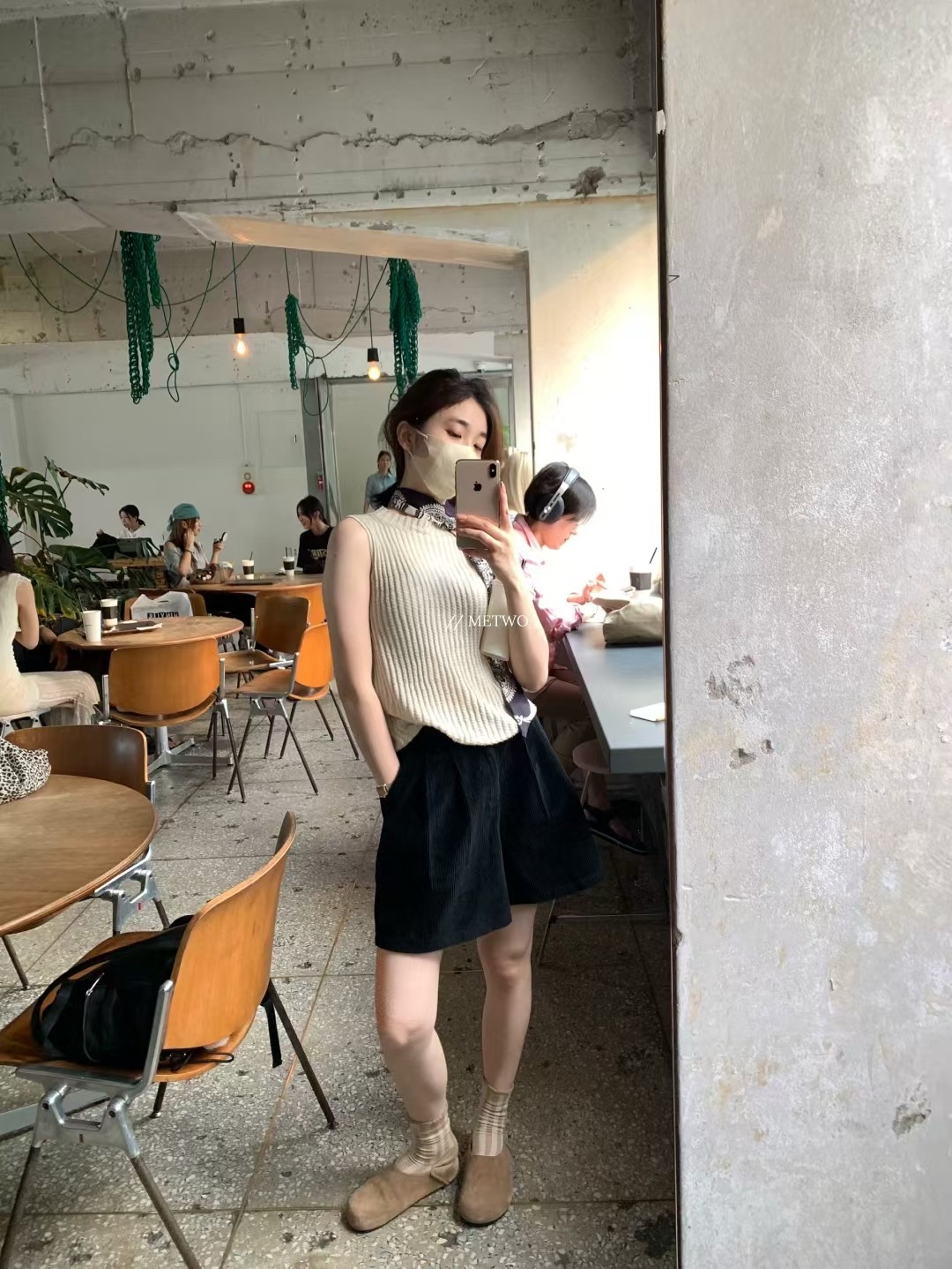 針織坑條氣質背心17