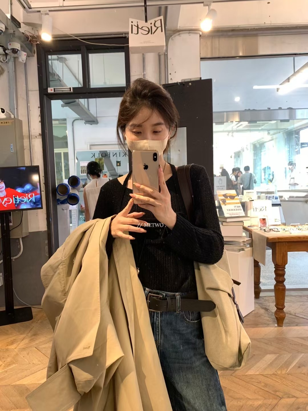 韓式時髦吊帶兩件套14