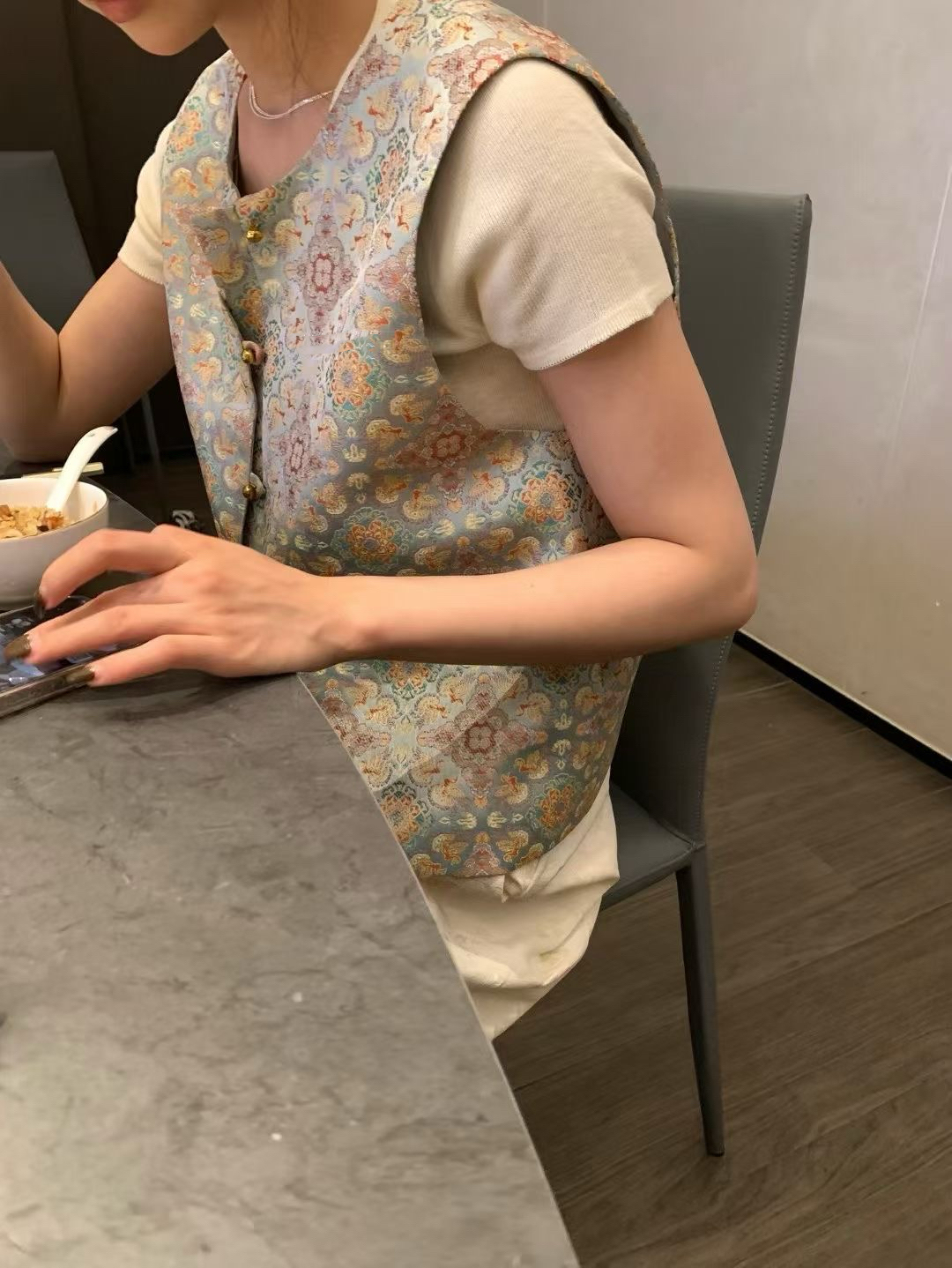 中秋宋錦馬甲外套5