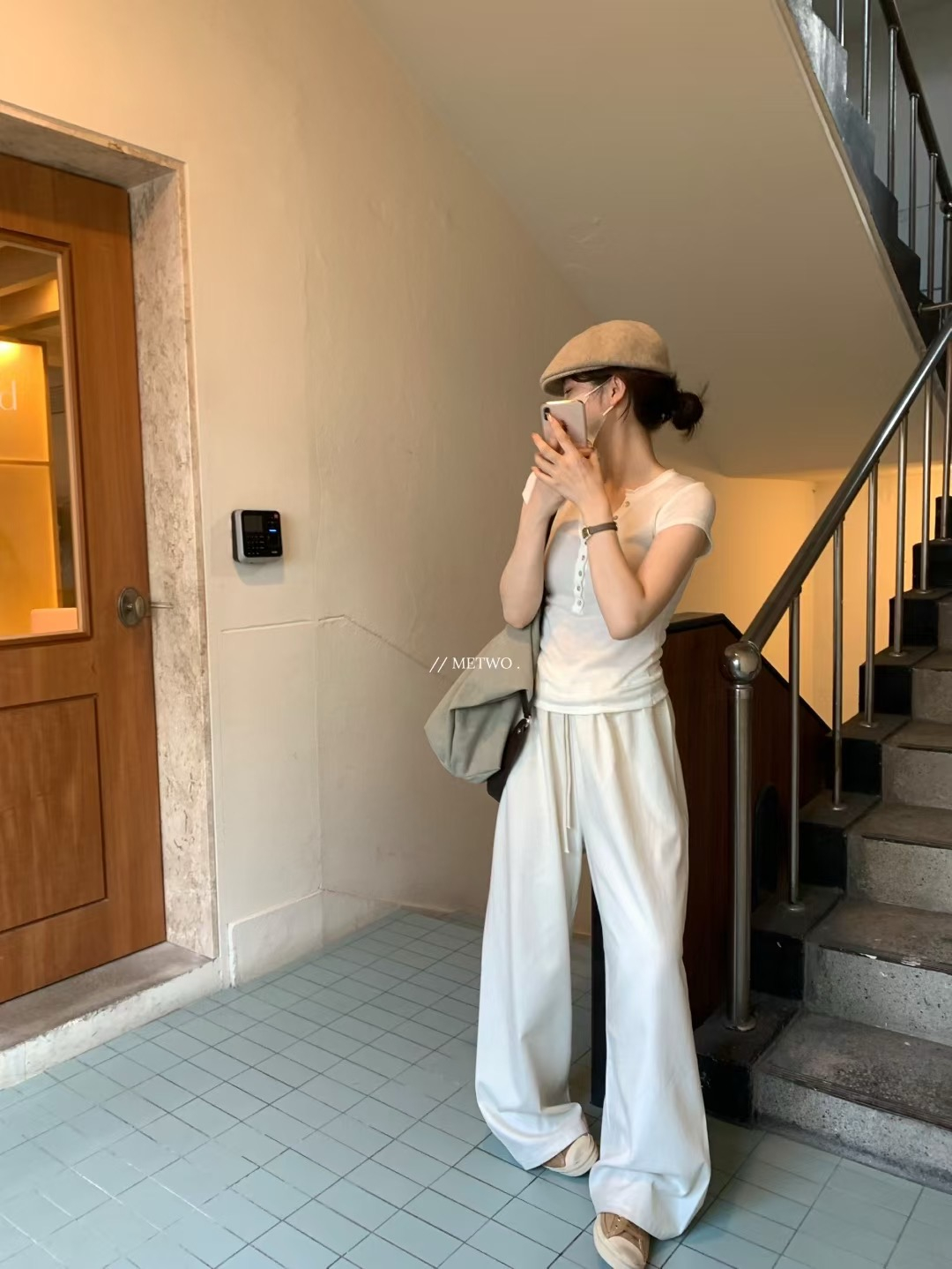 紙片人5色紐扣針織13