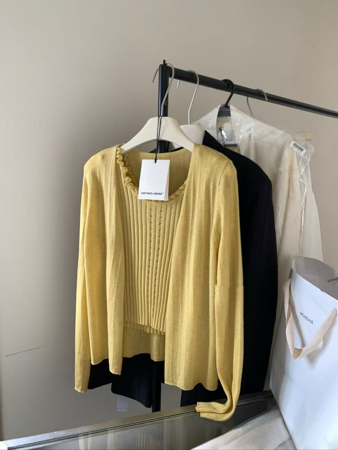 木耳背心➕開衫兩件套15