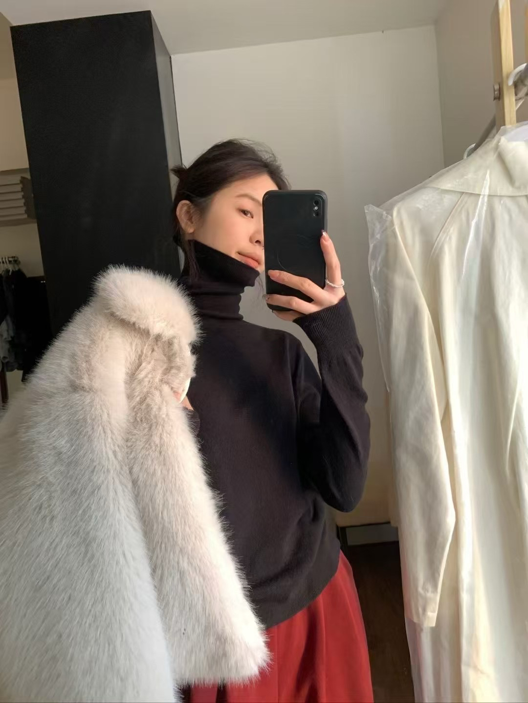 七色發熱高領毛衫11