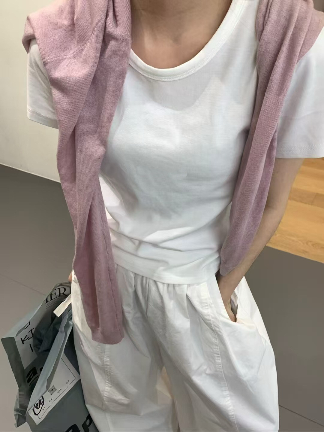 含56％天絲棉 瘦瘦tee1