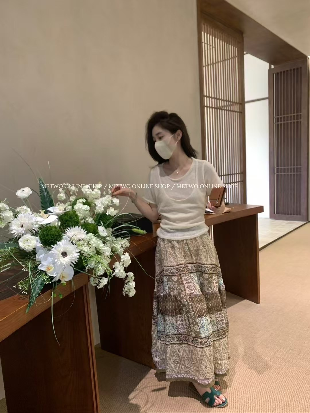 韓式假兩件小衫13