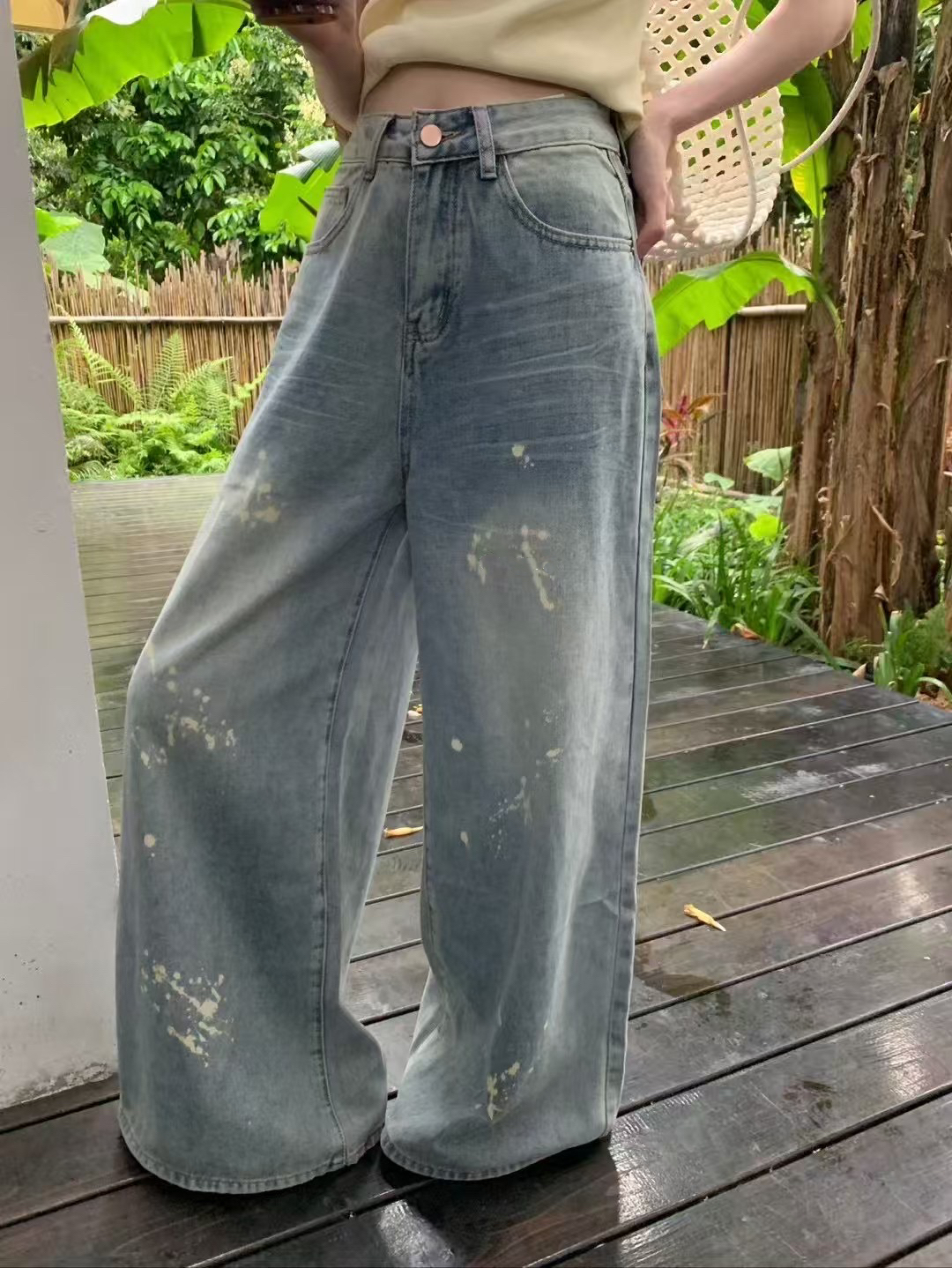 扎染牛仔褲7