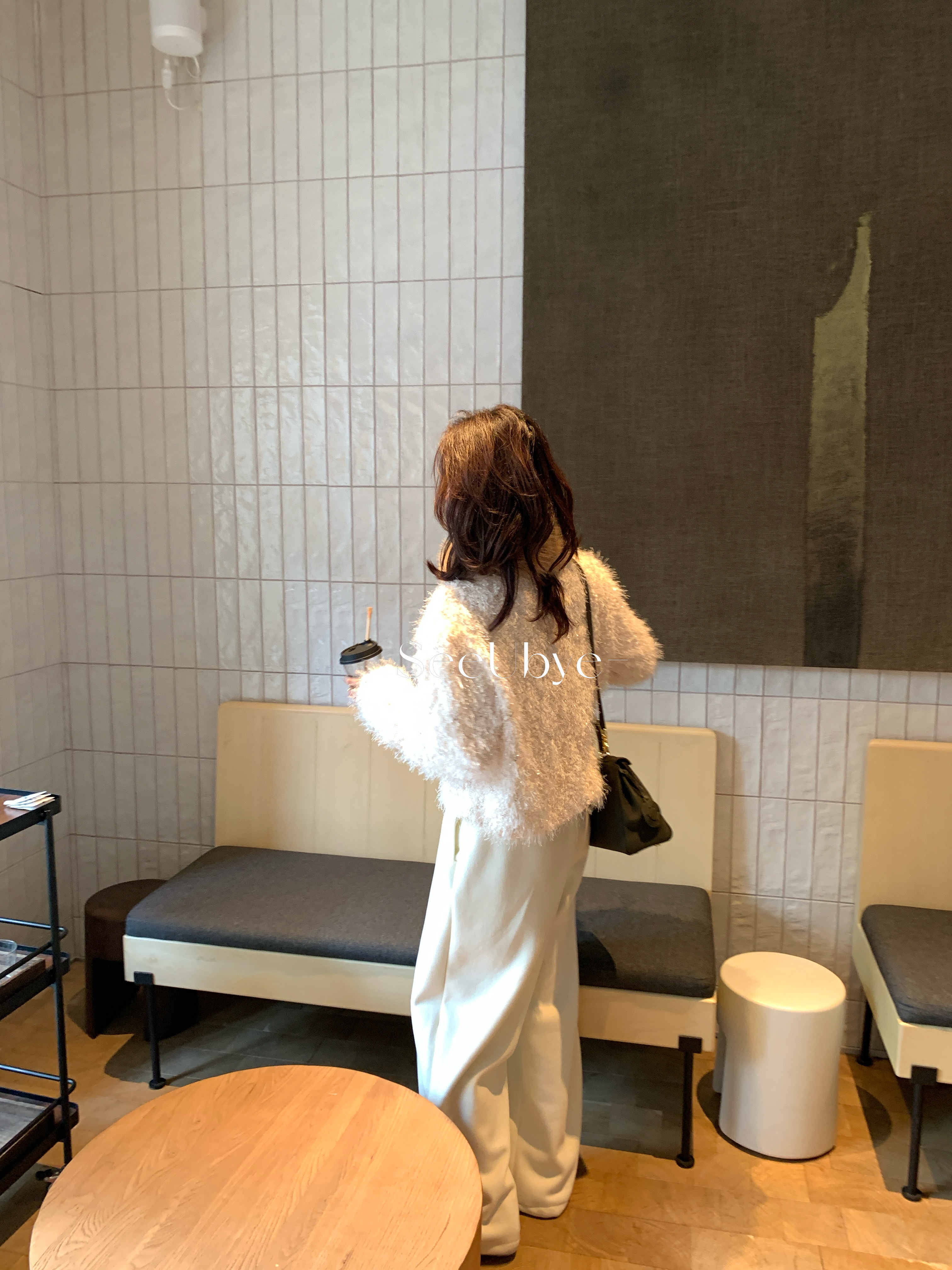 手工製作｜paillette亮片絲小上衣 裡面加了一層絲絨9