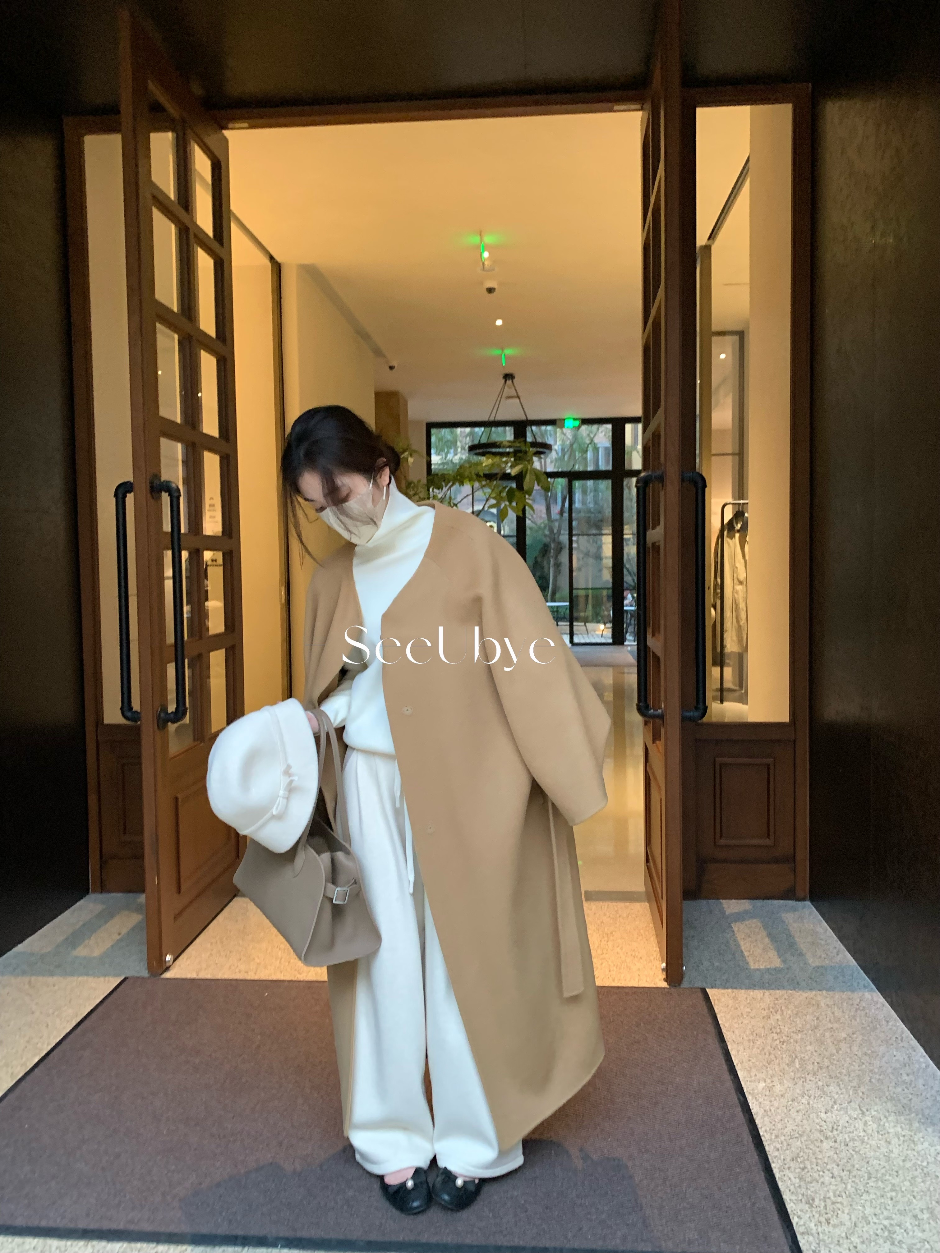 羊絨闊腿褲｜400g厚度4