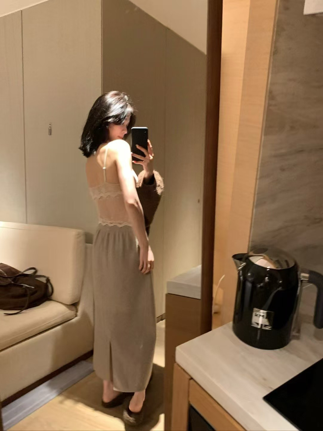 蕾絲疊穿!內搭小寶貝10