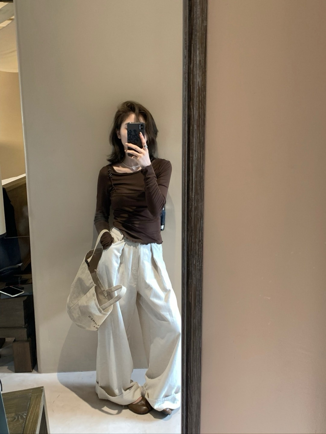 韓代假兩件上衣3