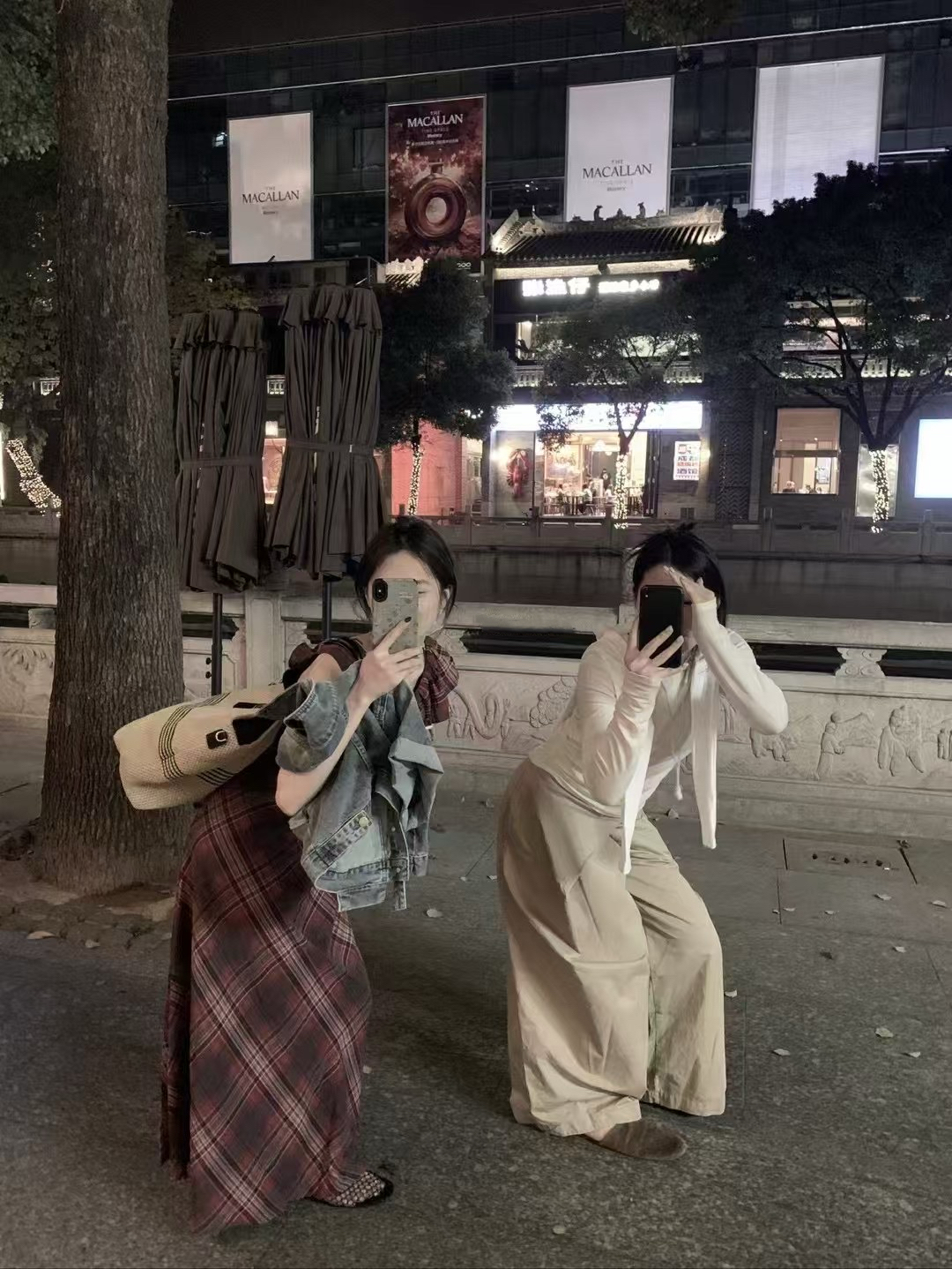 度假格子連衣裙7