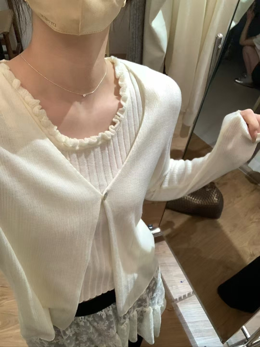 木耳背心➕開衫兩件套6