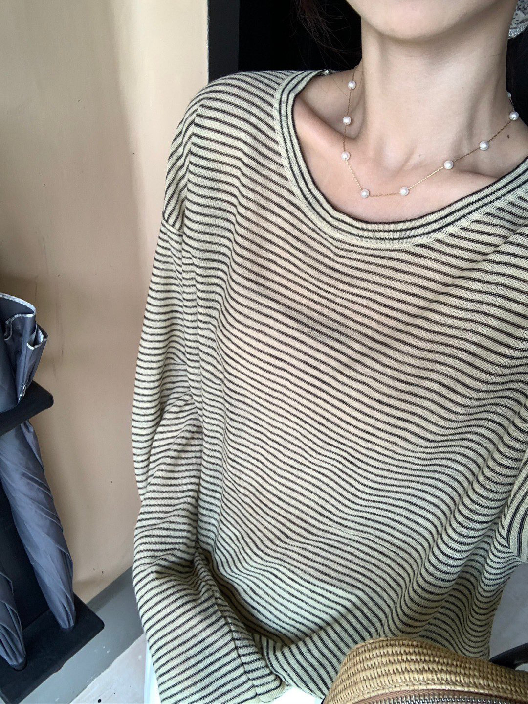 日系條紋針織4