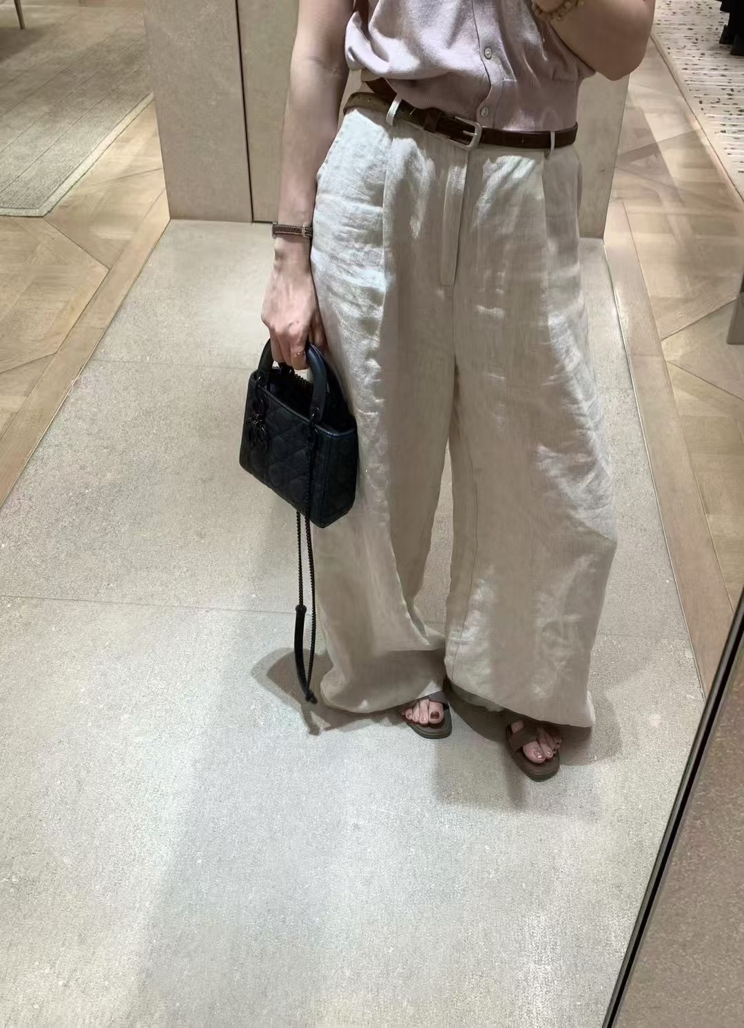 自帶氣場！麻褲1