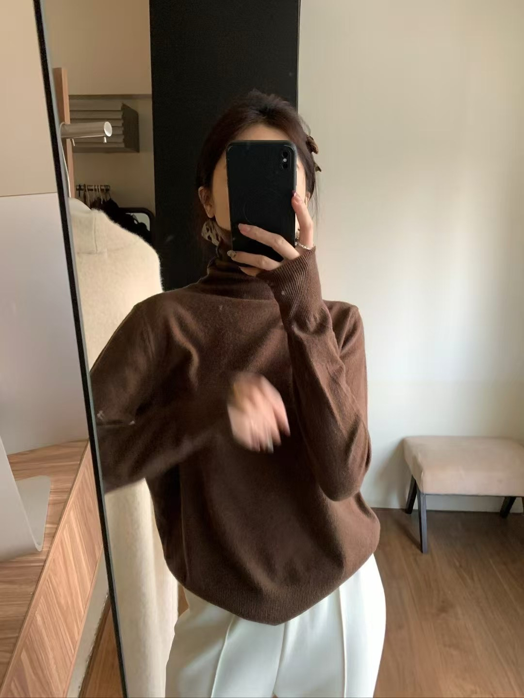 七色發熱高領毛衫20