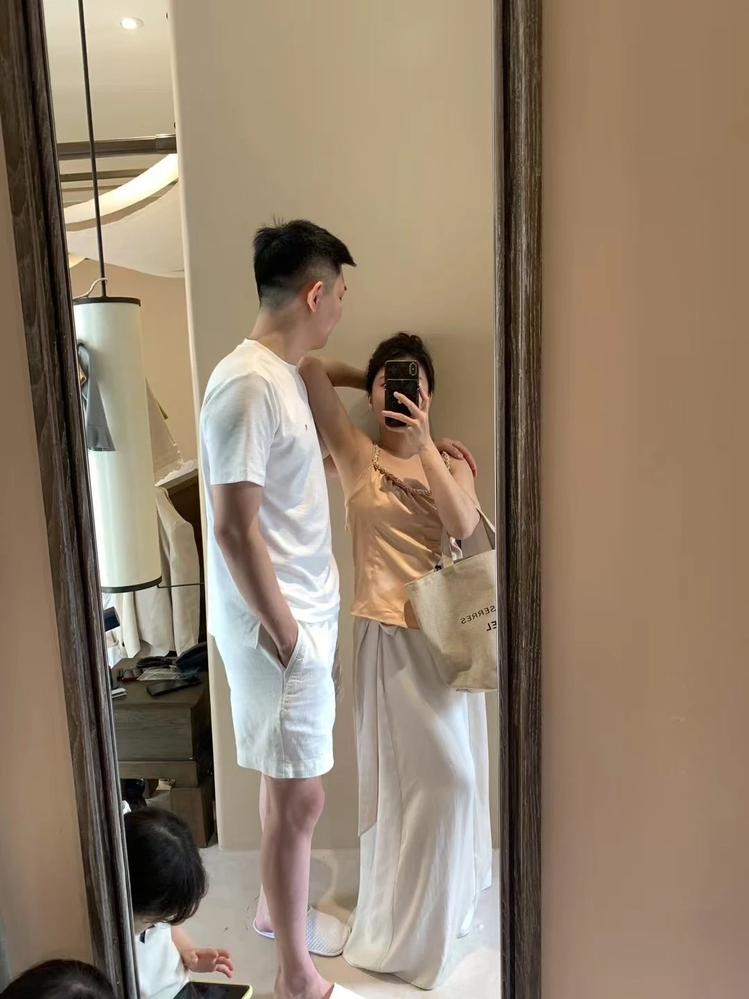 私服光感綁帶裙1