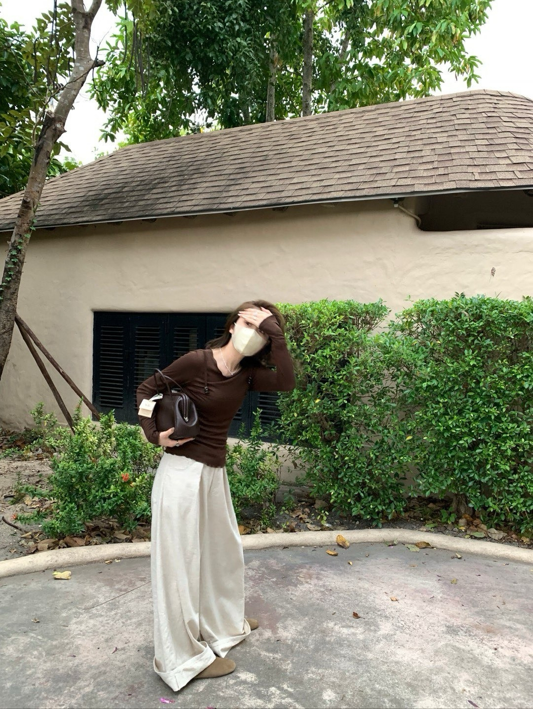 韓代假兩件上衣9