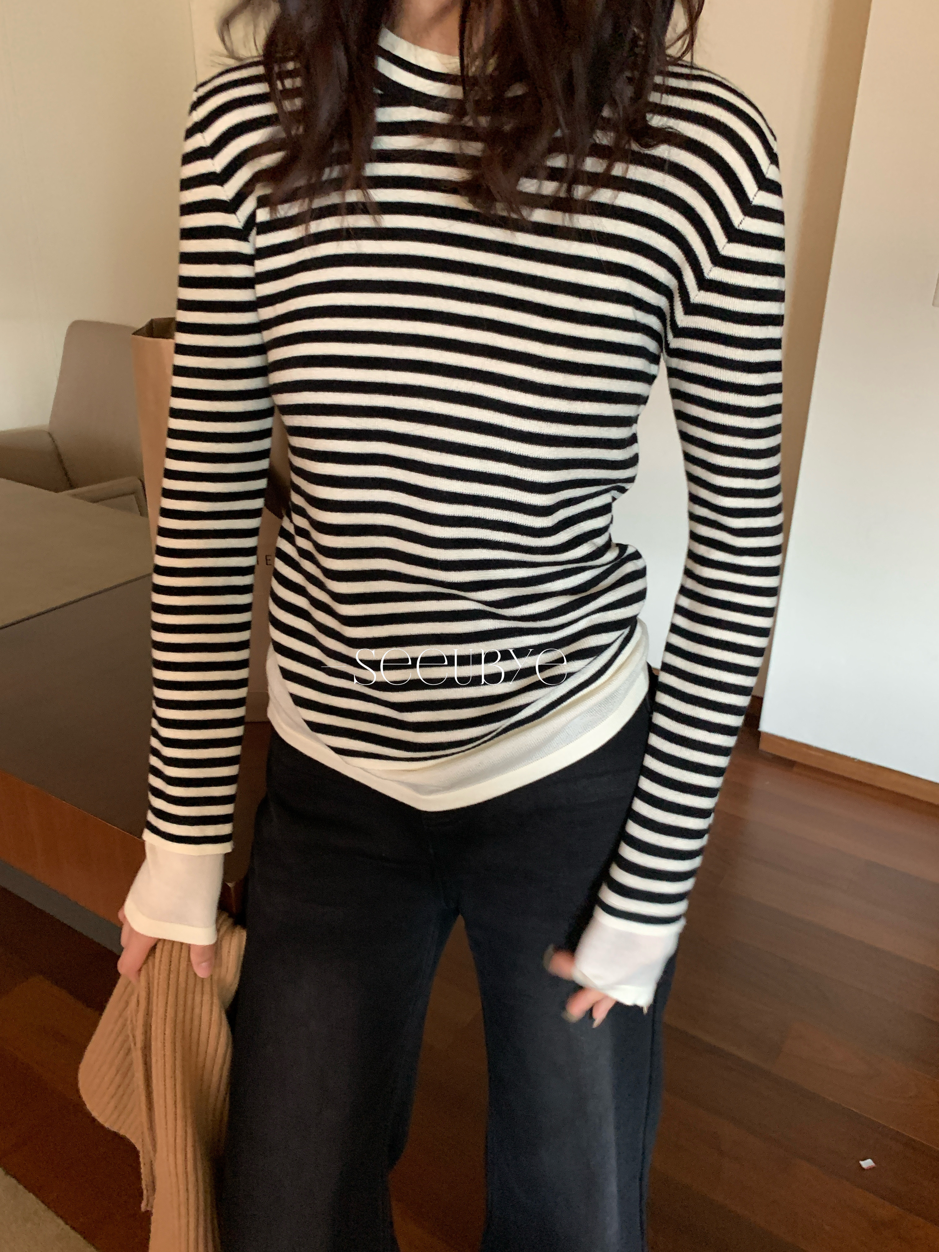 Stripe條紋毛衫 基礎又很低調5