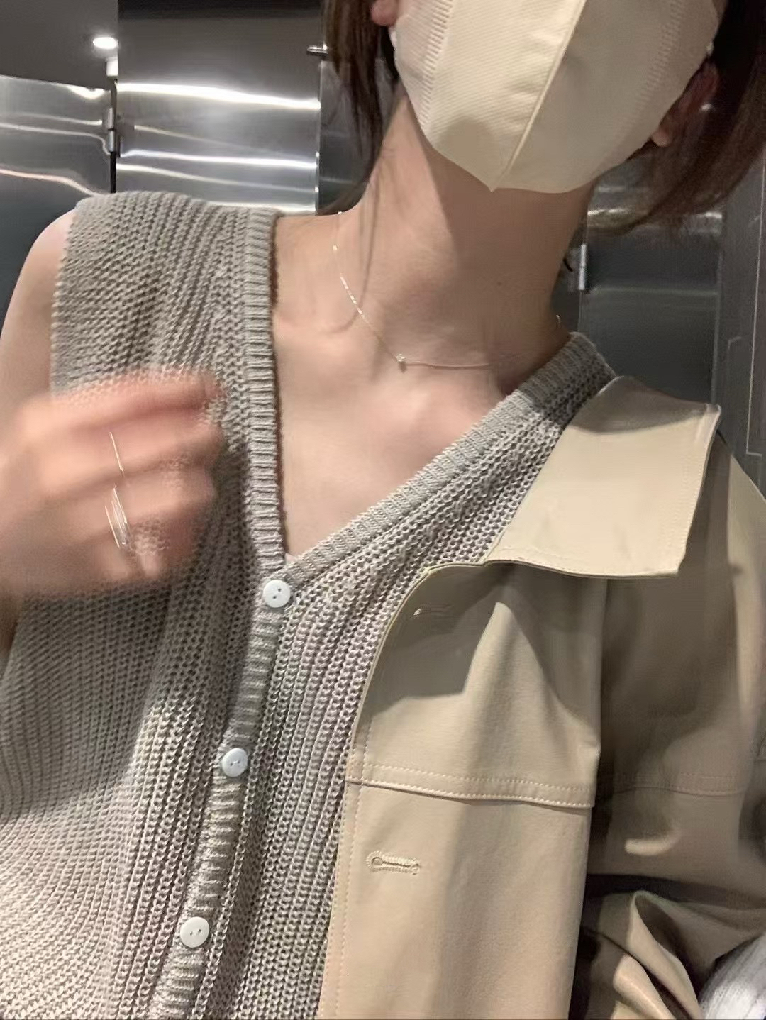 韓代！苧麻編織馬甲7