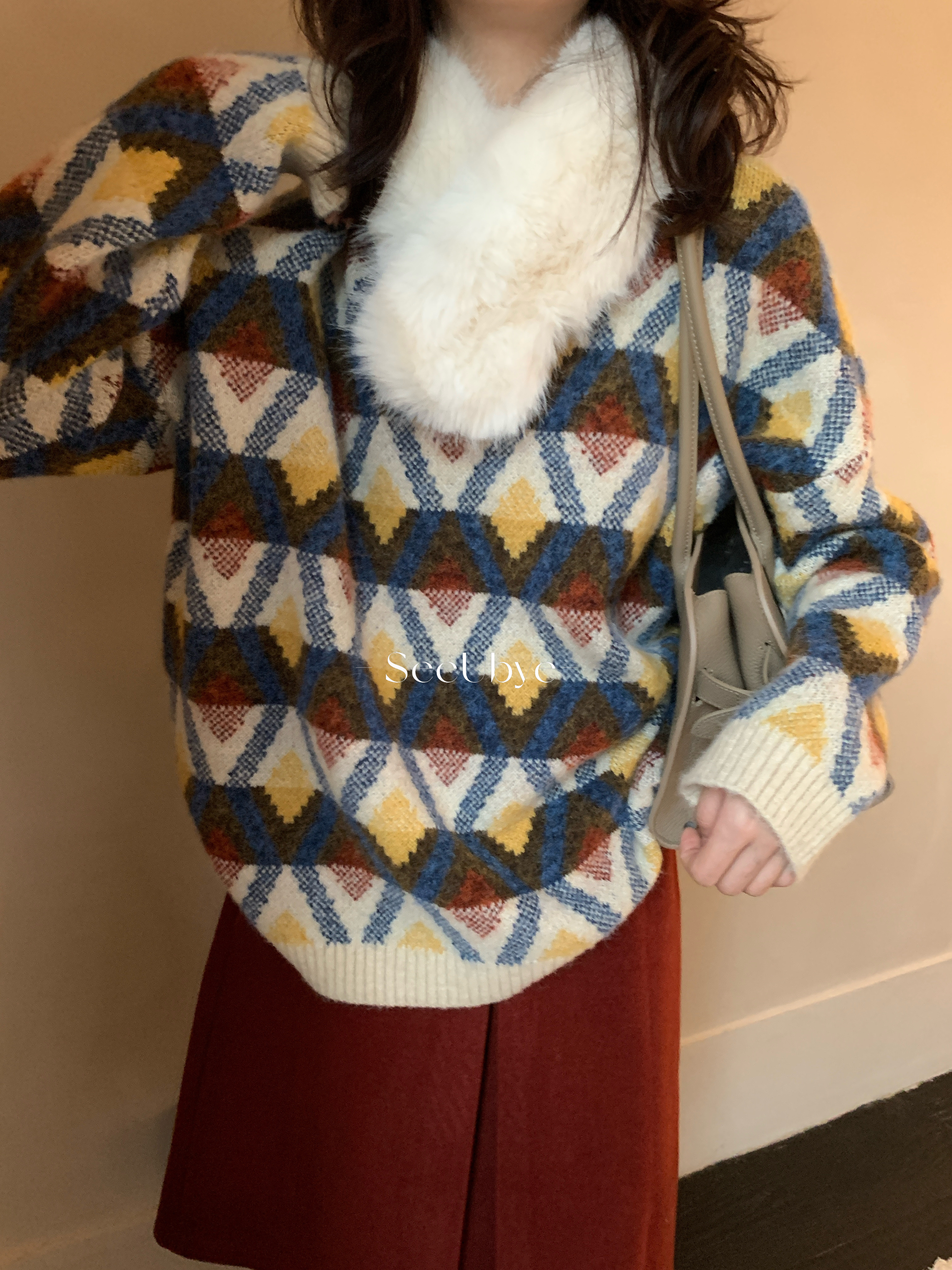 前100名送腰帶｜新年七分毛呢群6