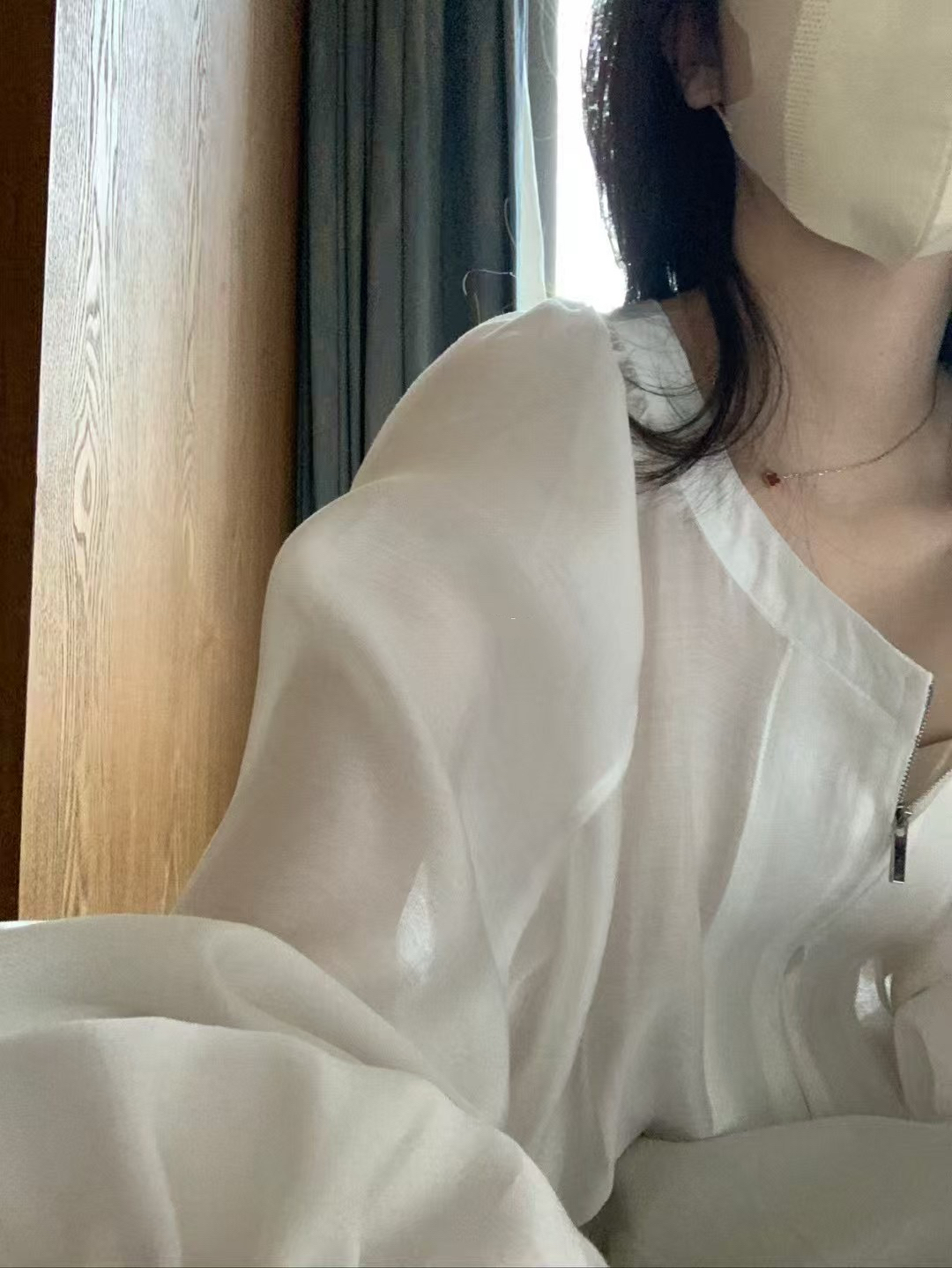 天絲拉鍊小外套9