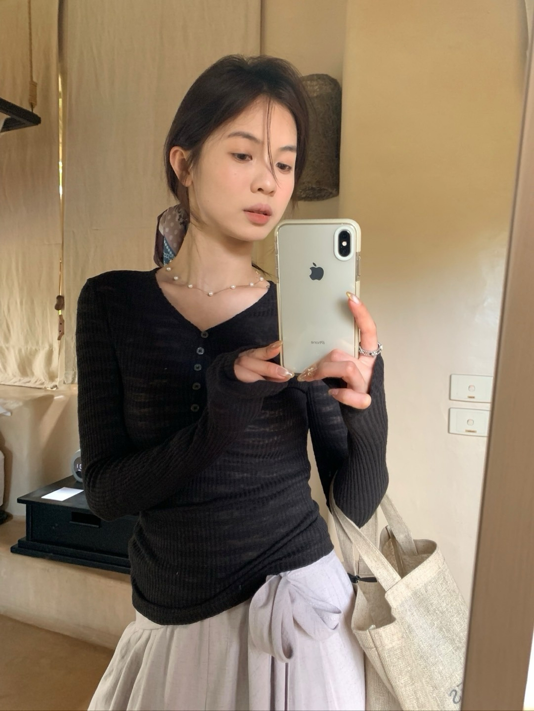 v領曲線迴廊上衣17