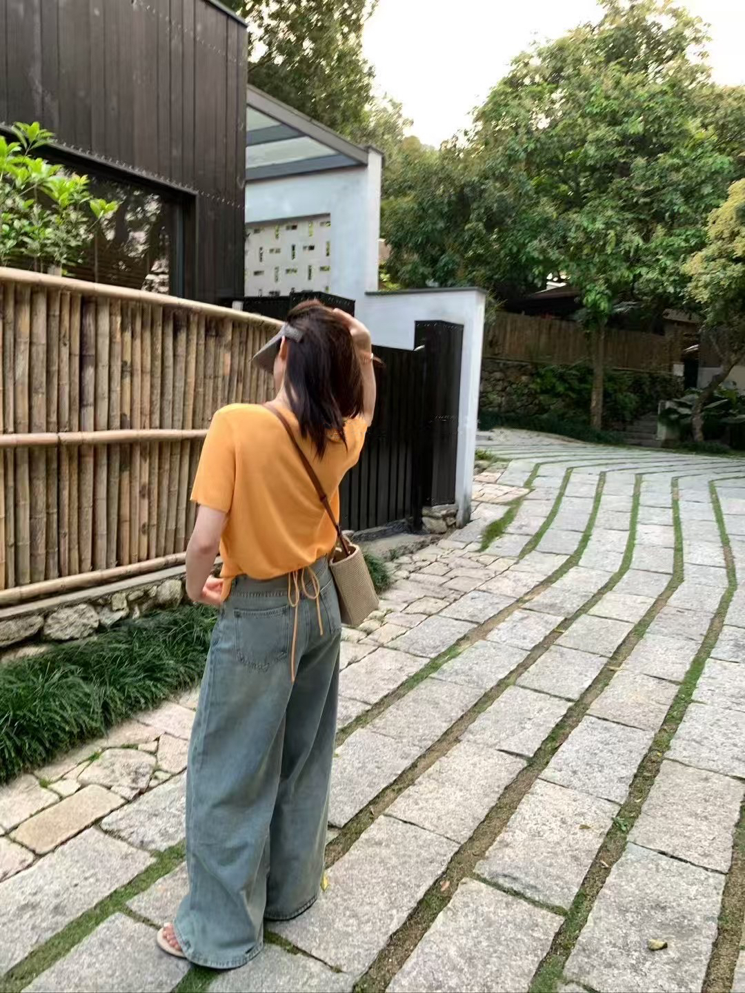 後綁帶針織上衣13