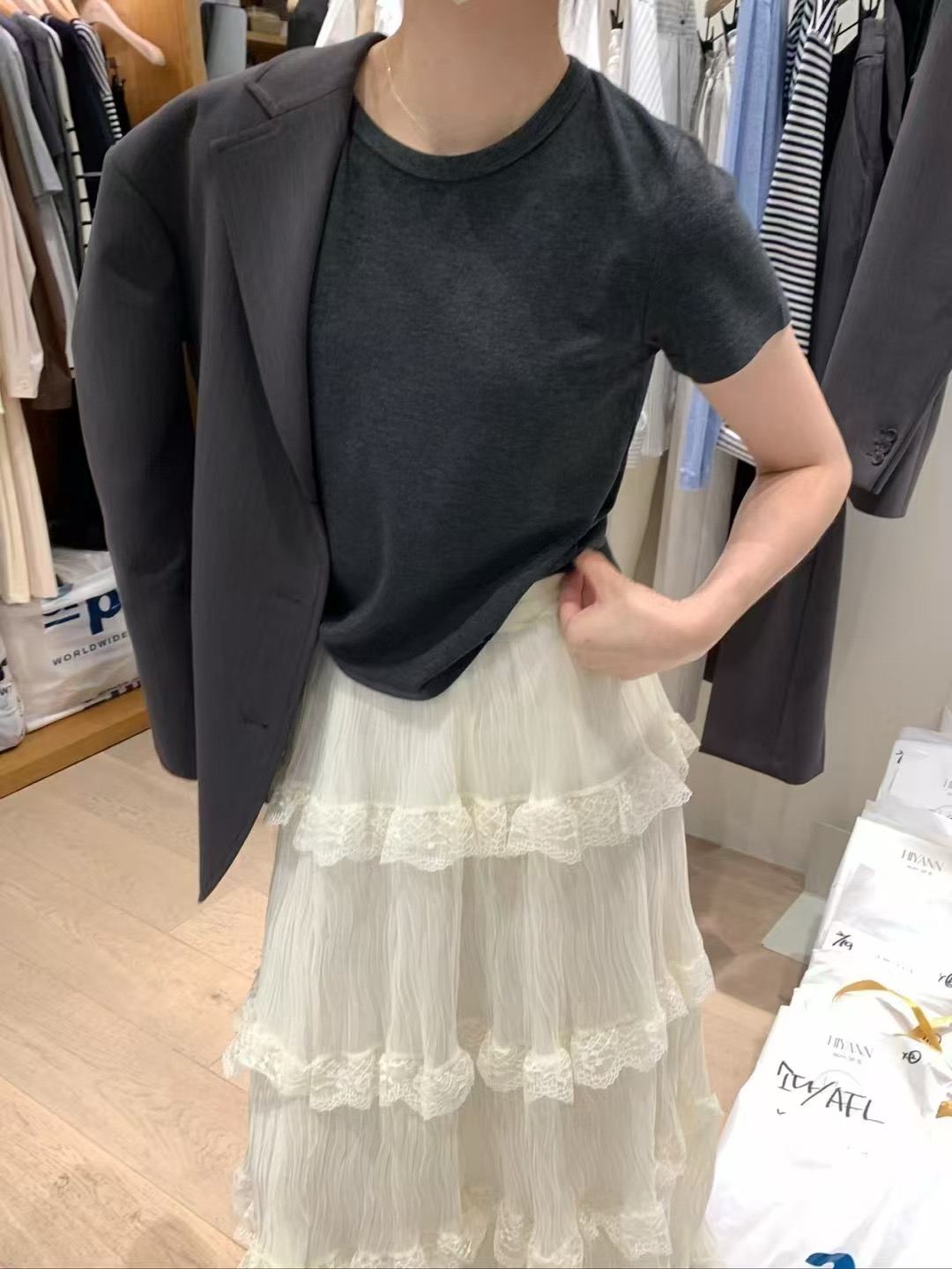 含56％天絲棉 瘦瘦tee16