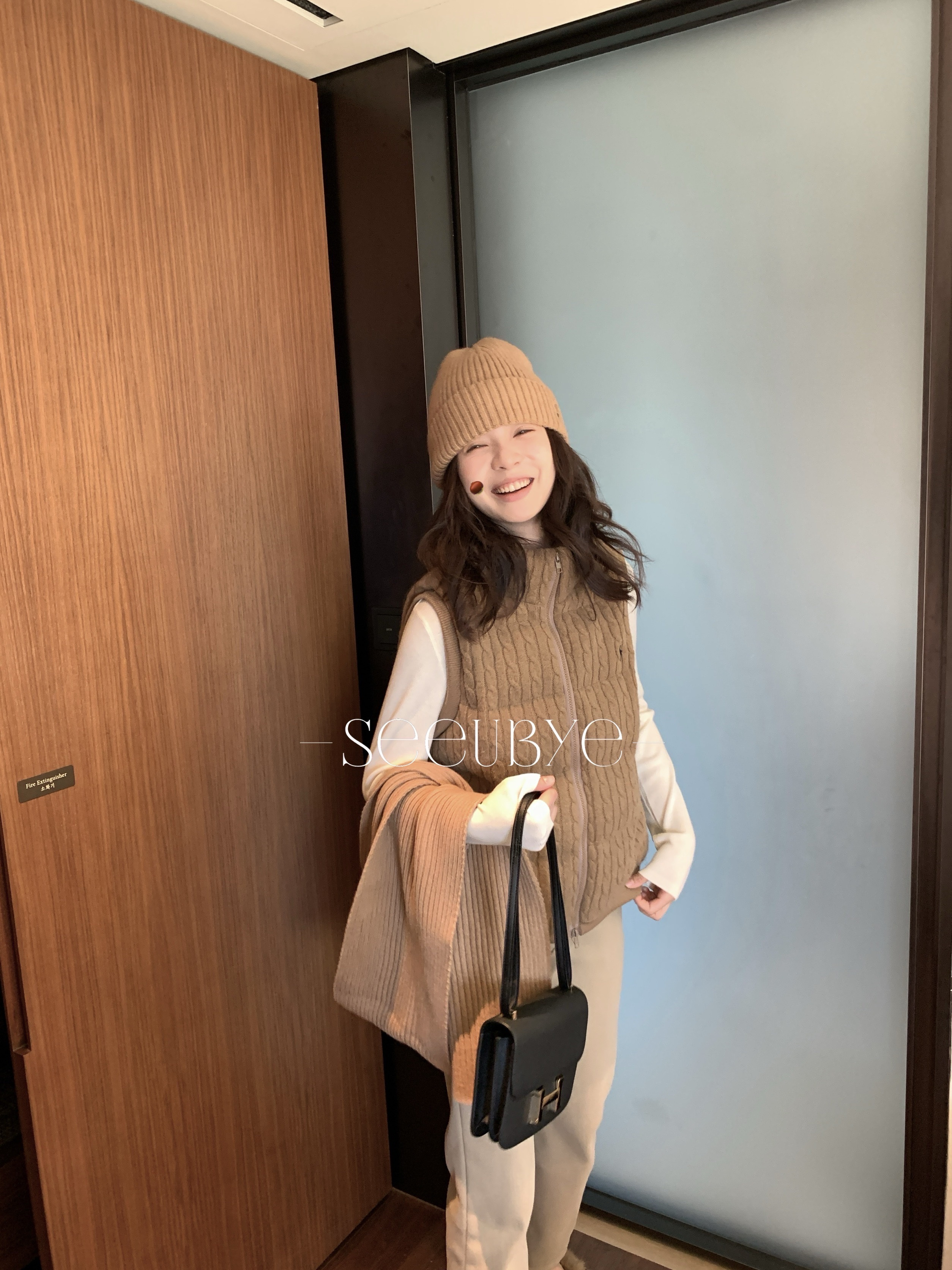 ralph laur*n 毛線帽 ＋ 圍巾一組3