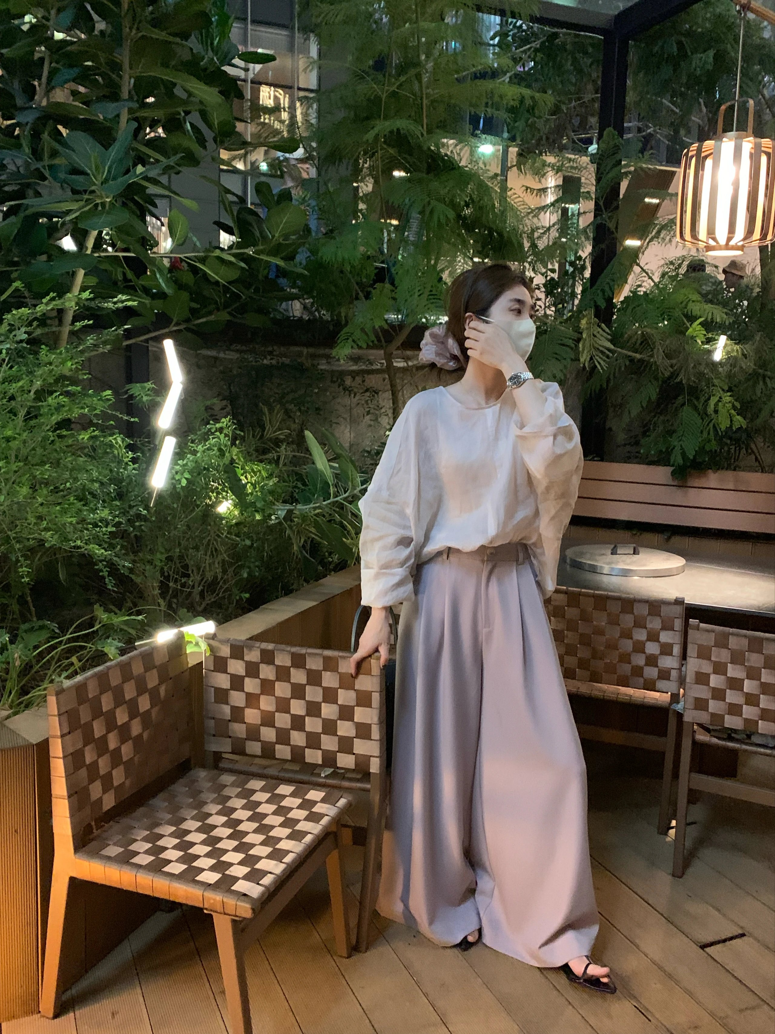 清冷苧麻鬆弛上衣5