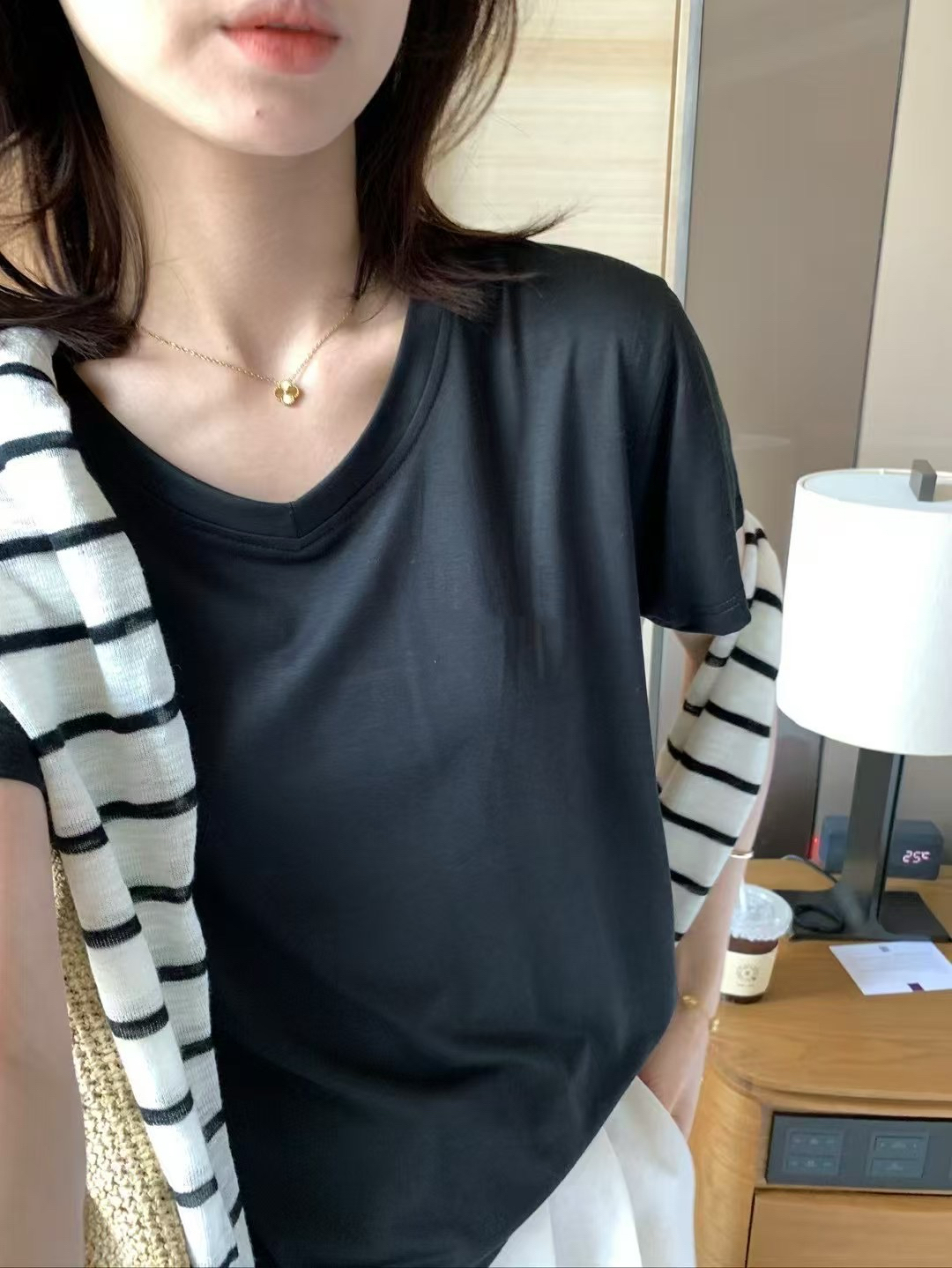 高級料！4色珠光tee7