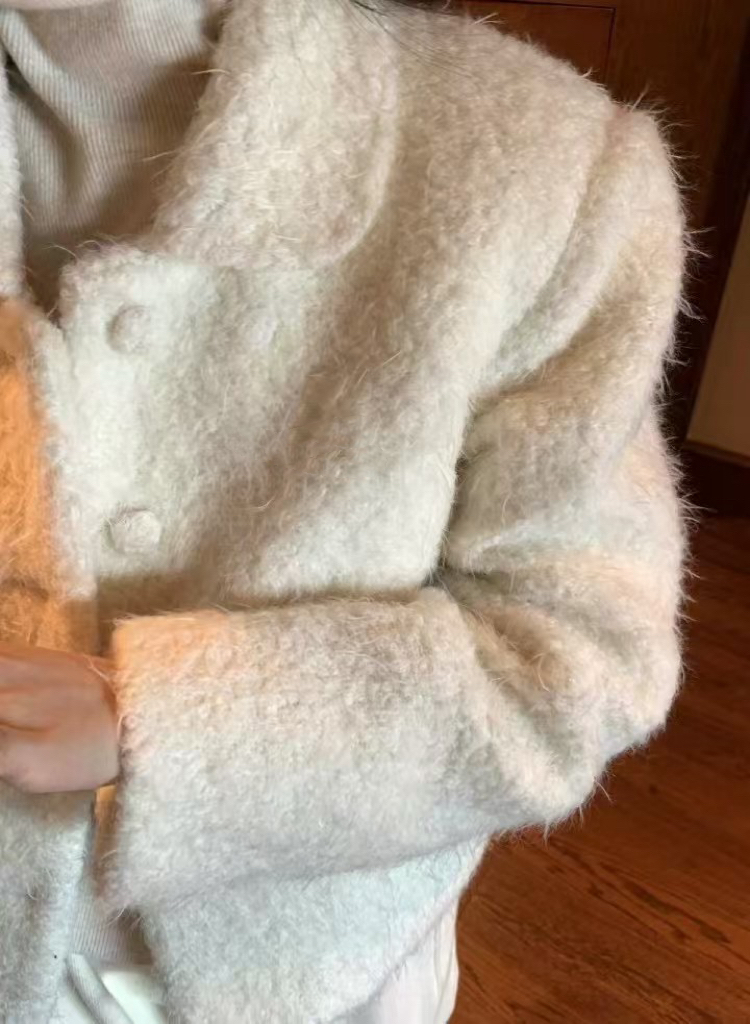 小香毛毛羽絨外套8