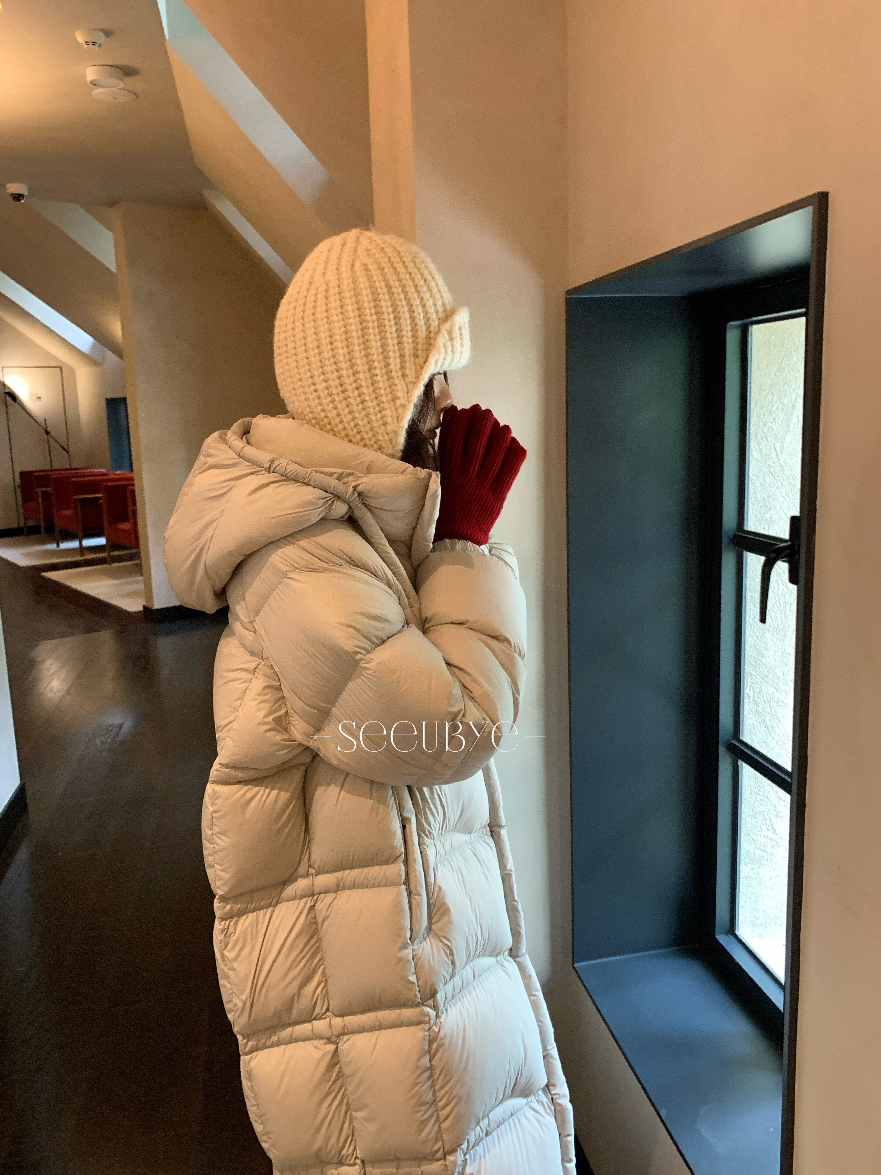 黑標線/羽絨大被子｜又輕又保暖 真正的國標羽絨/中長款羽絨外套8