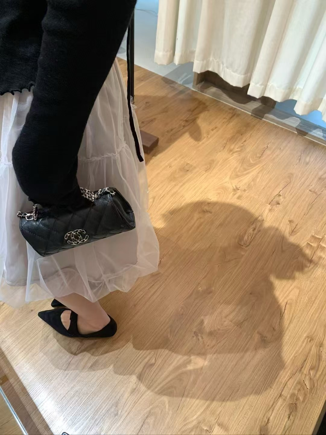 純欲帶花飄帶！針織假兩件4