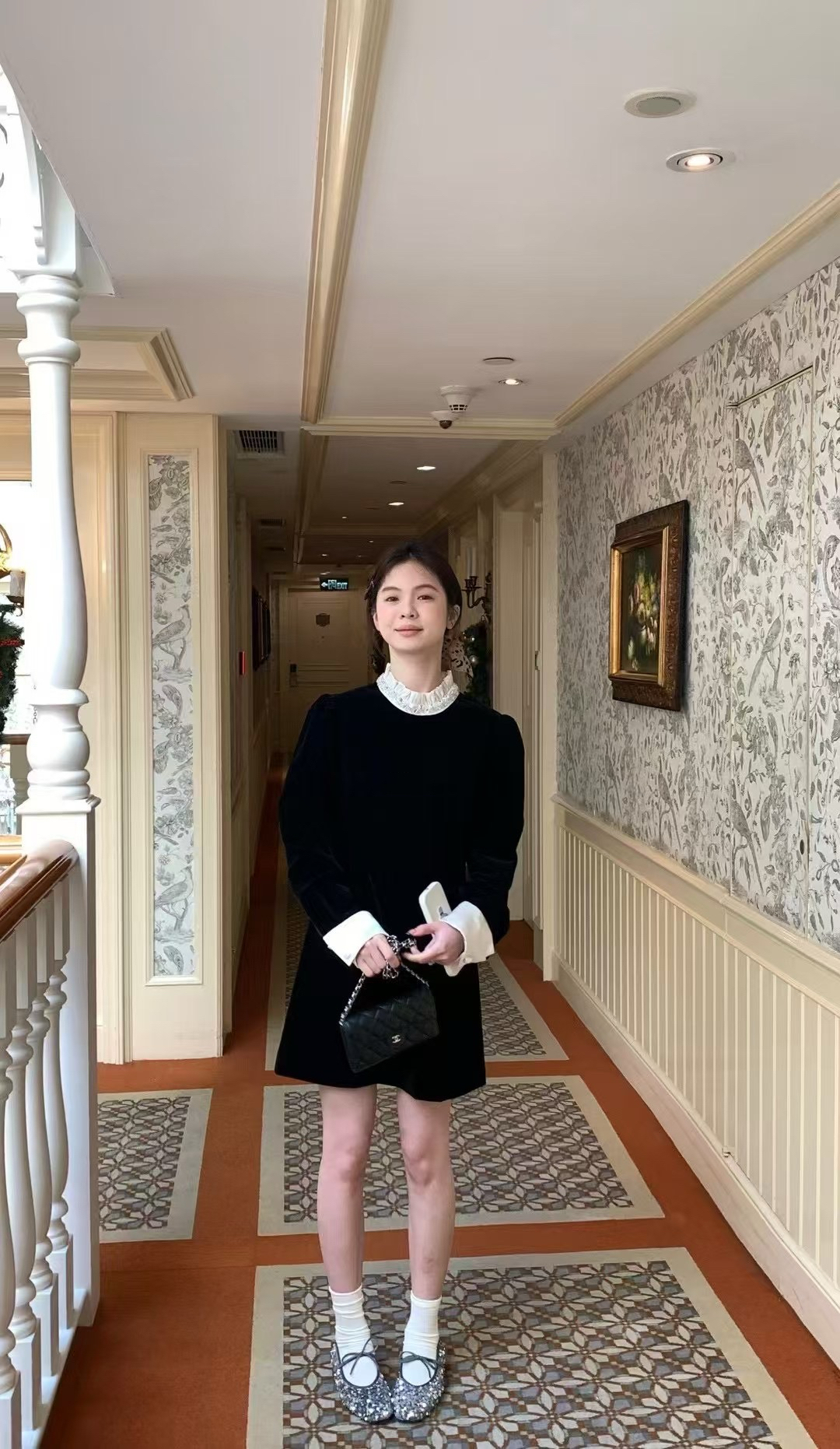 年服絲絨連衣裙6