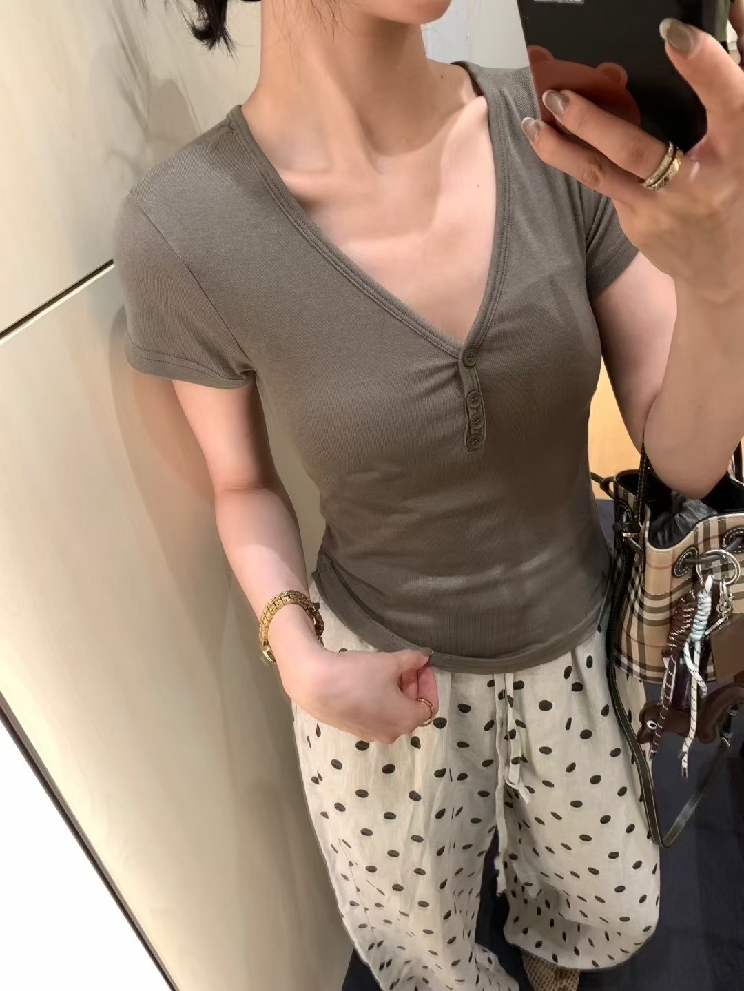 版型超好!特訂綠v打底1