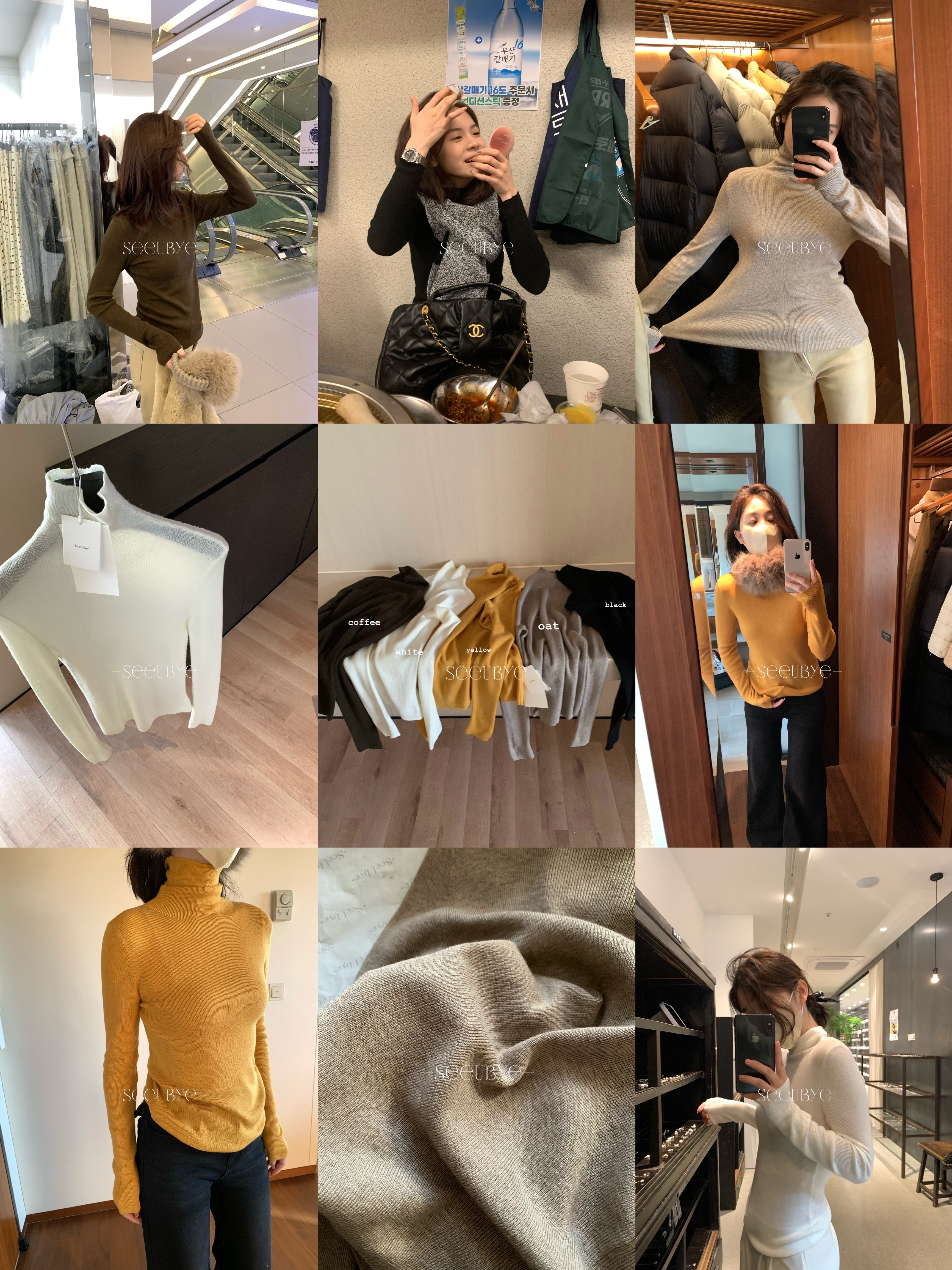 五色10%羊毛高領鎖溫打底8