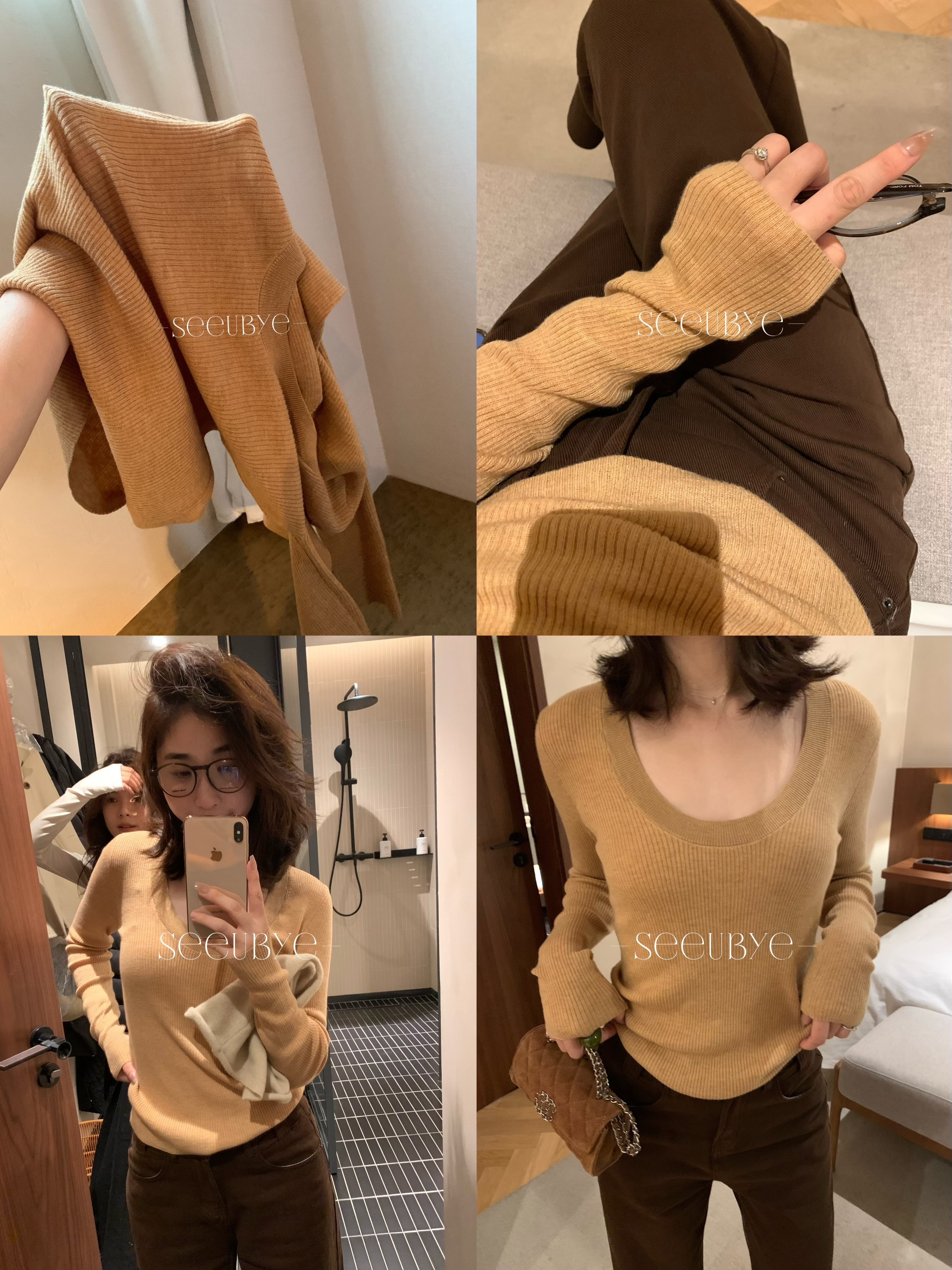 六色大U羊絨針織（領口特別顯瘦）7