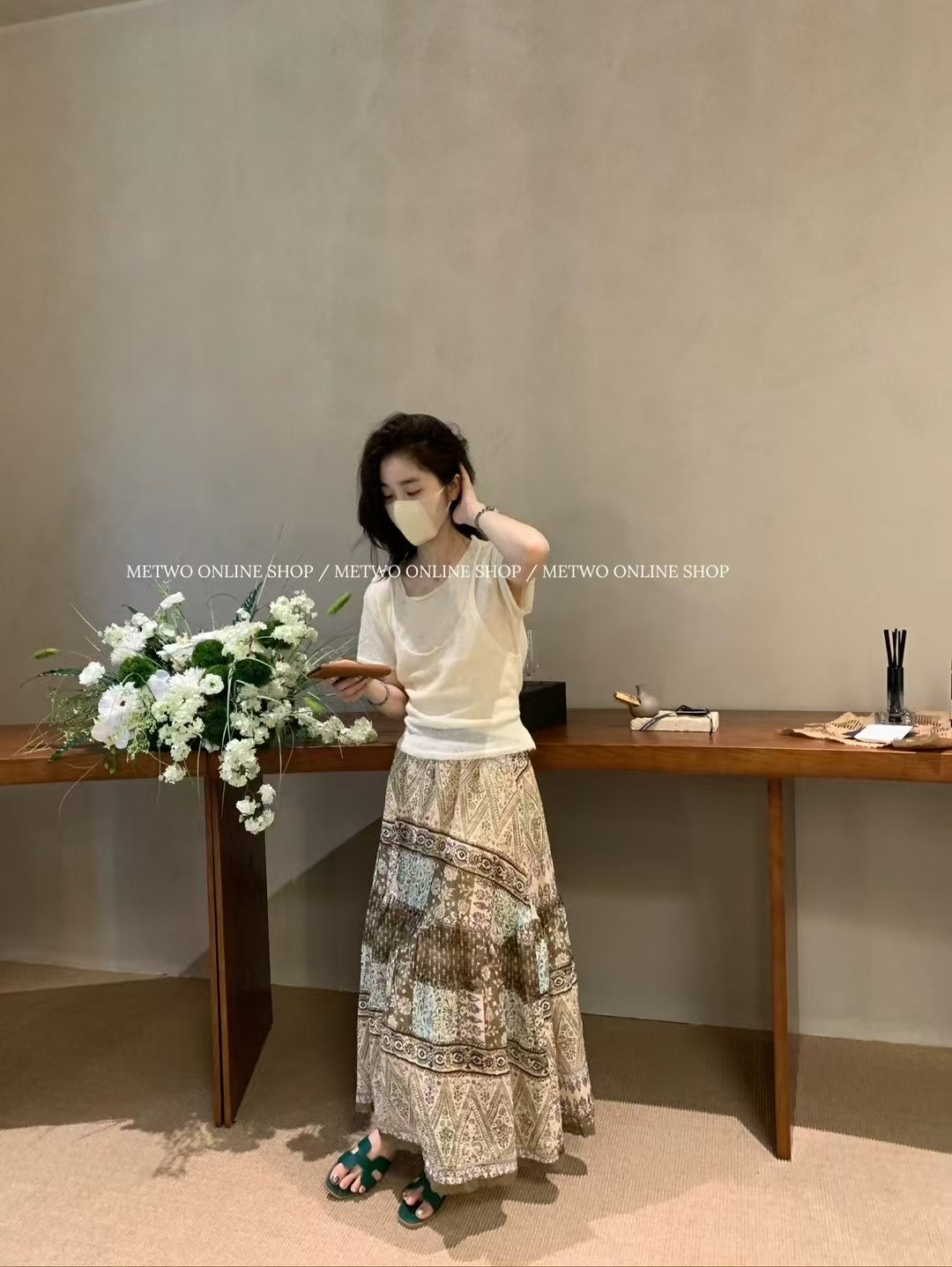 韓式假兩件小衫7