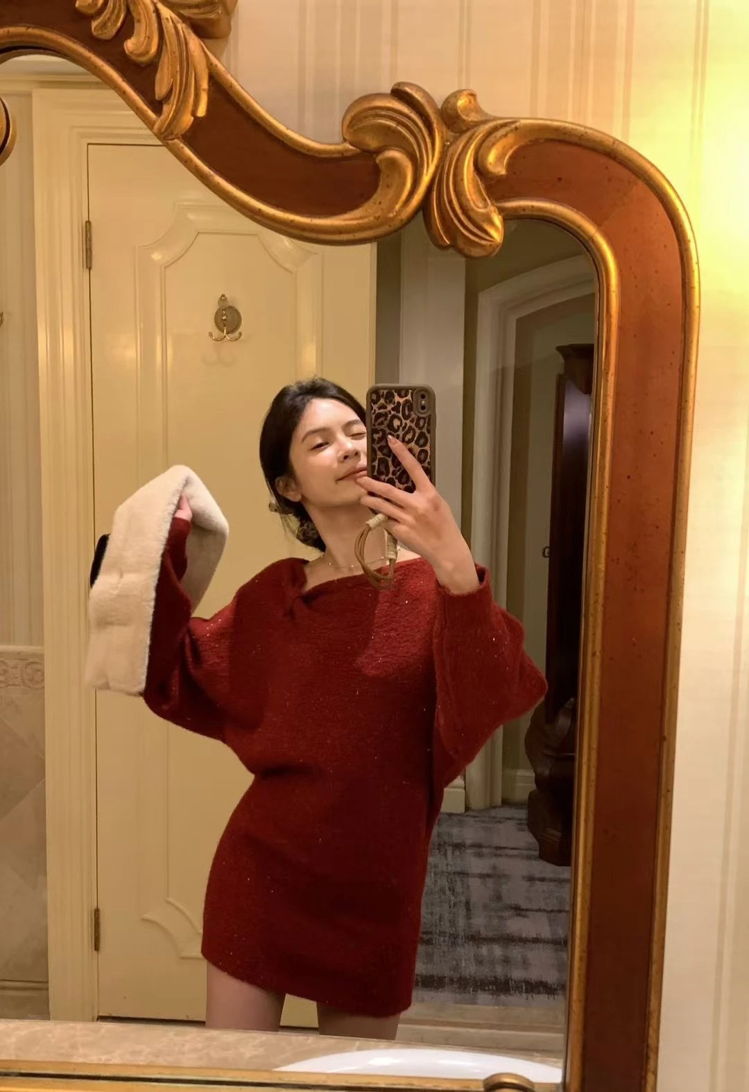 新年毛衣連衣裙1