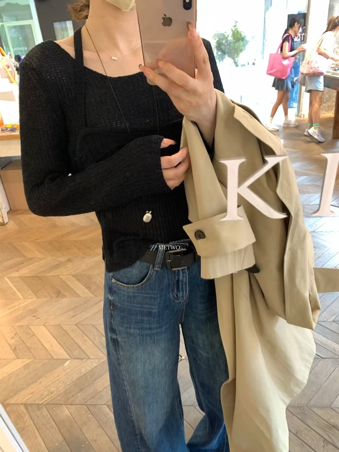 韓式時髦吊帶兩件套13